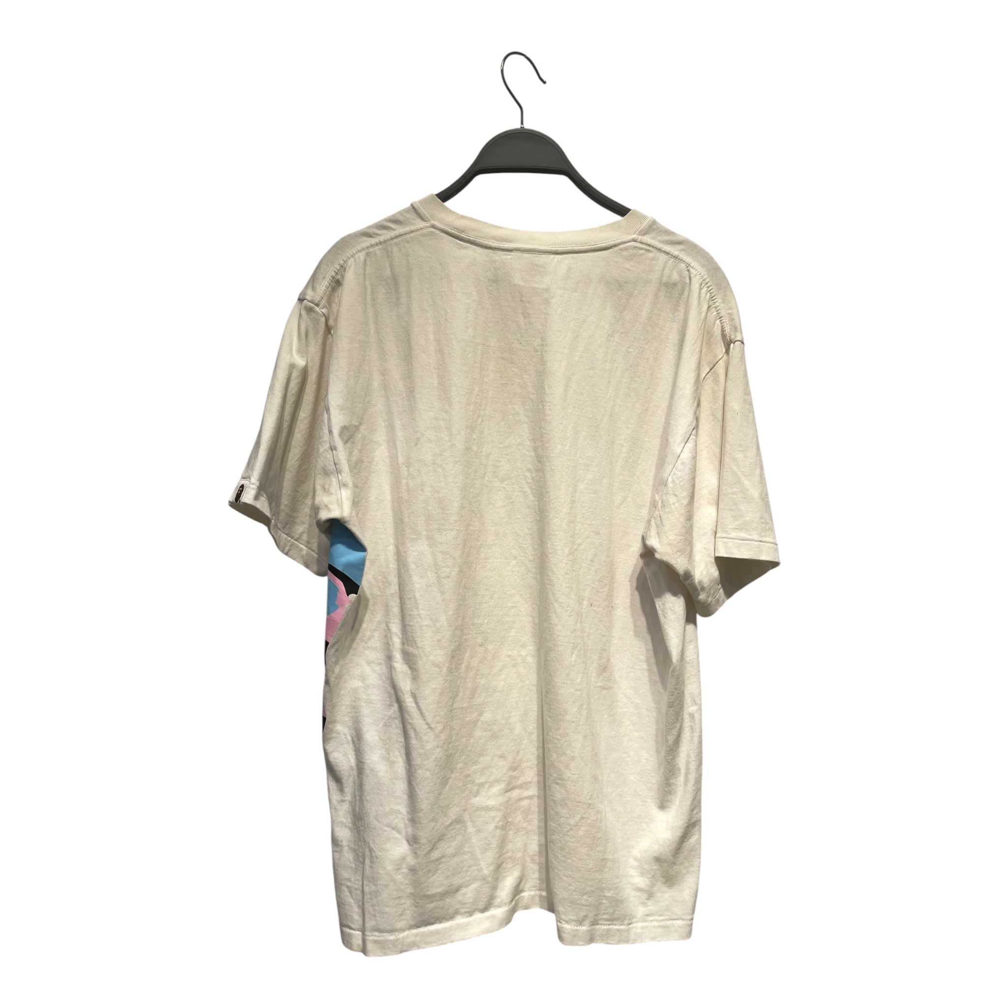 A BATHING APE/T-Shirt/L/Cotton/WHT/Camouflage/PINK YELLOW BLUE CAMO view 2