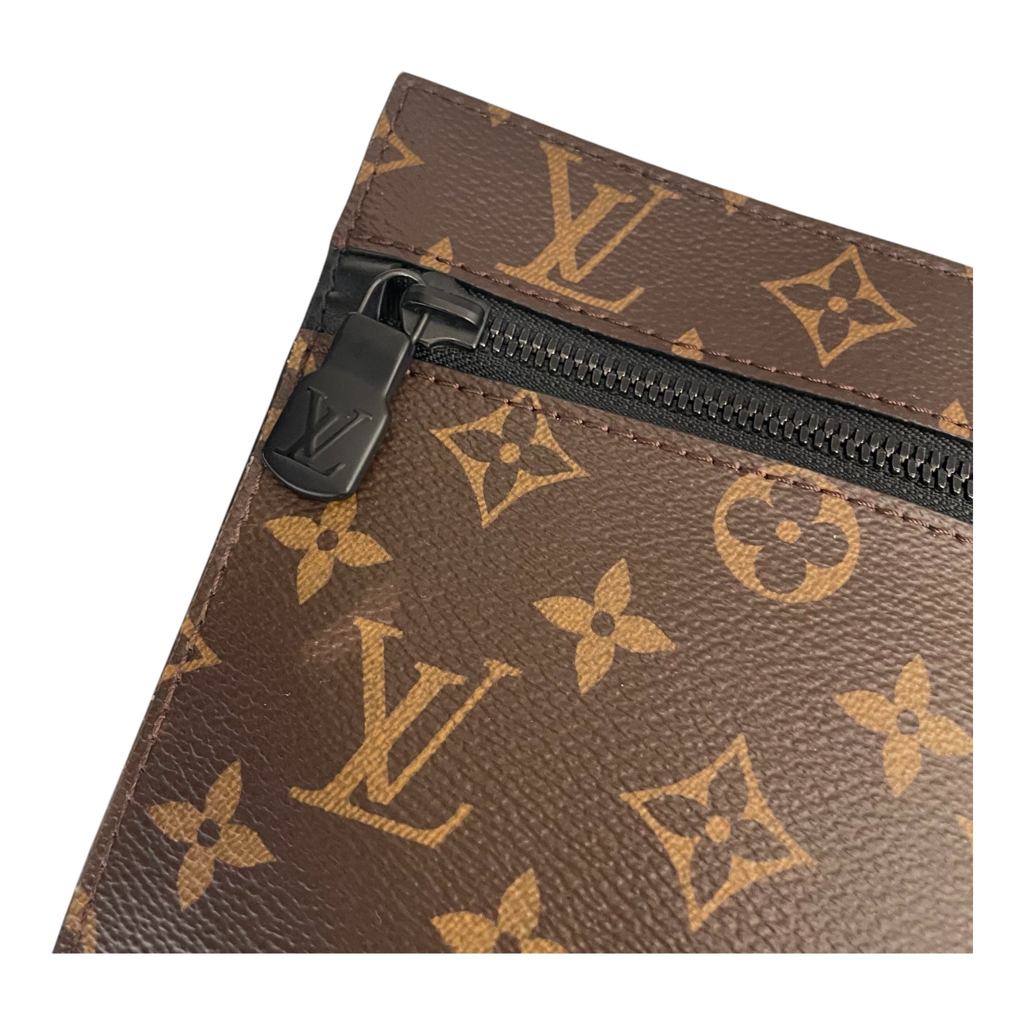 LOUIS VUITTON/Bag/Monogram/Leather/BRW/COMPUTER CASE view 7