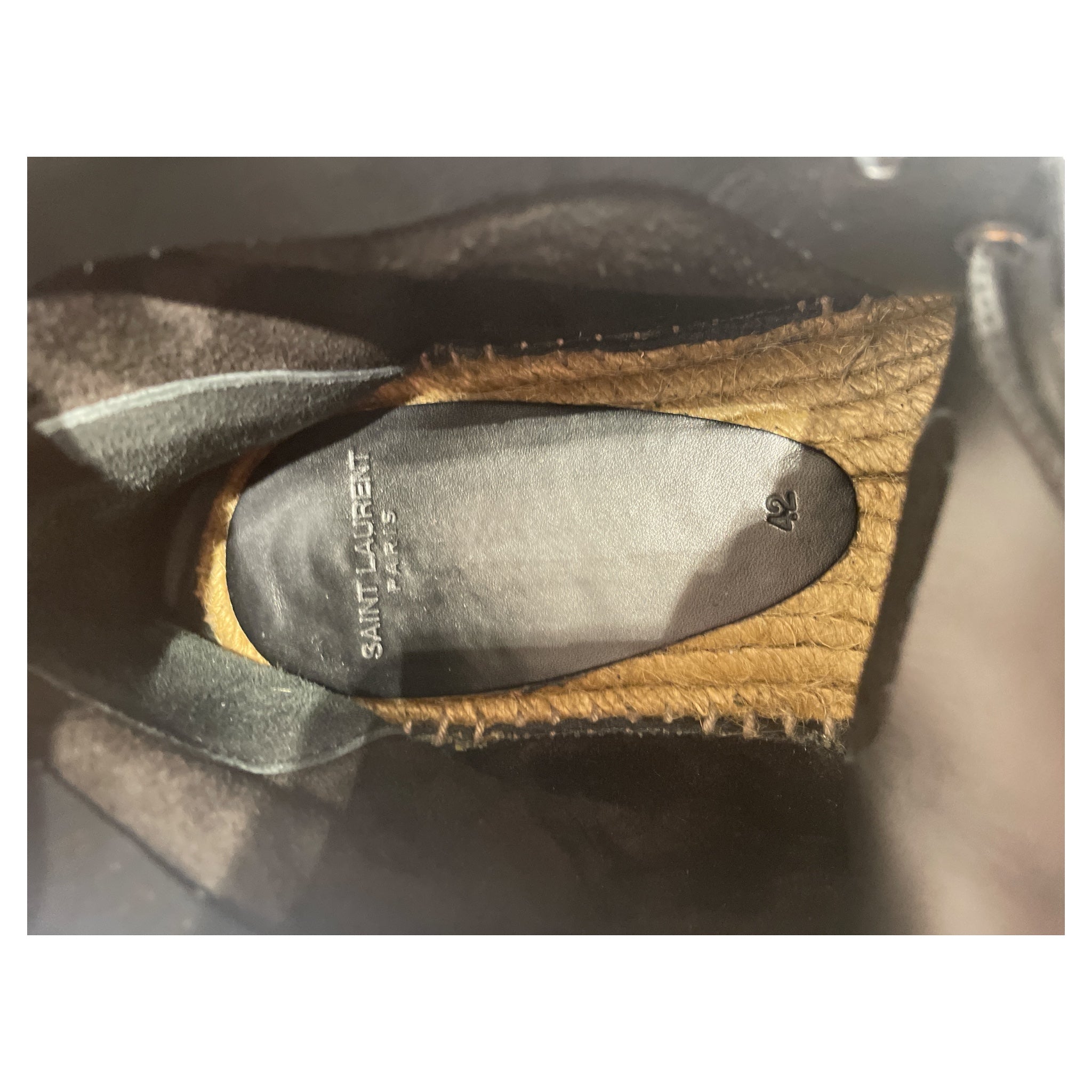 SAINT LAURENT/Boots/EU 42/BLK/MOCASSIN view 3