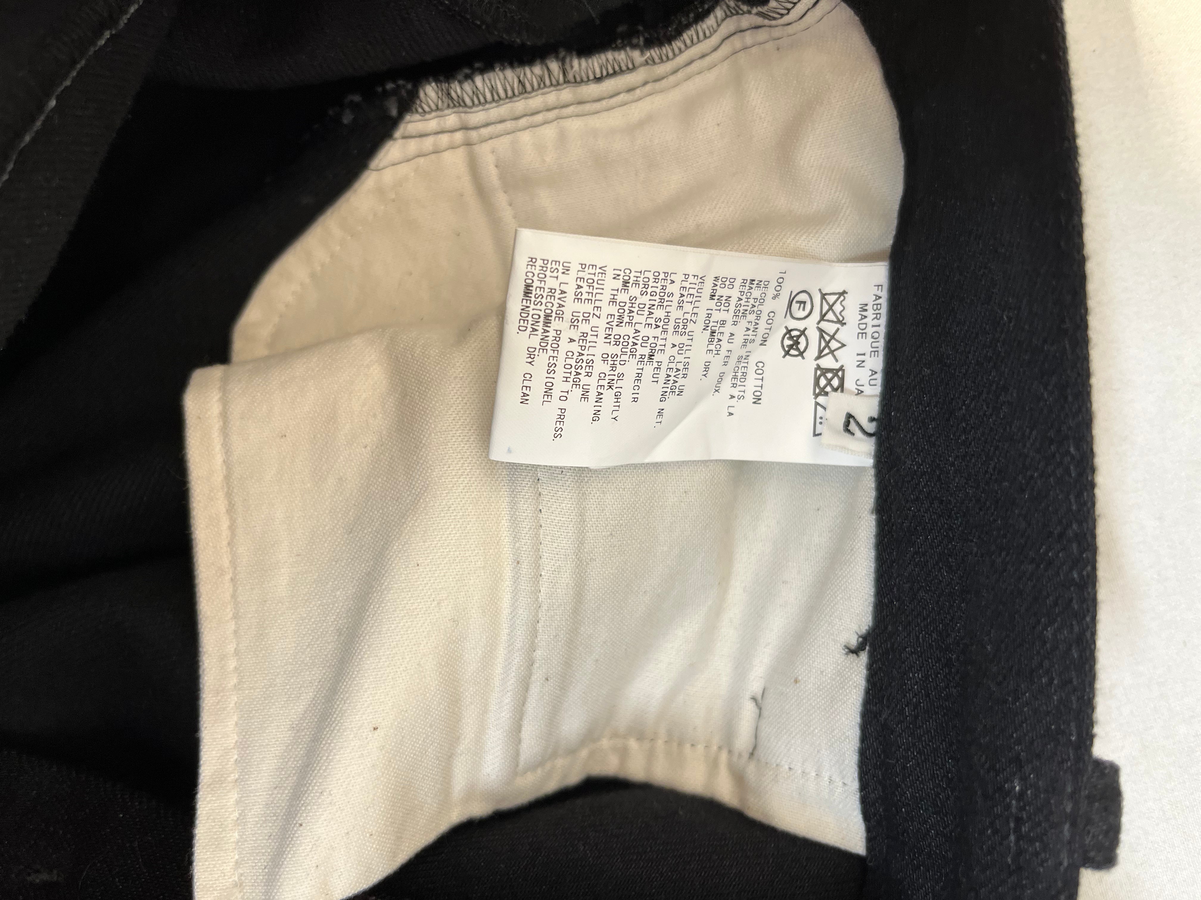YOHJI YAMAMOTO/Sarouel Pants/S/Cotton/BLK/REGULATION view 4