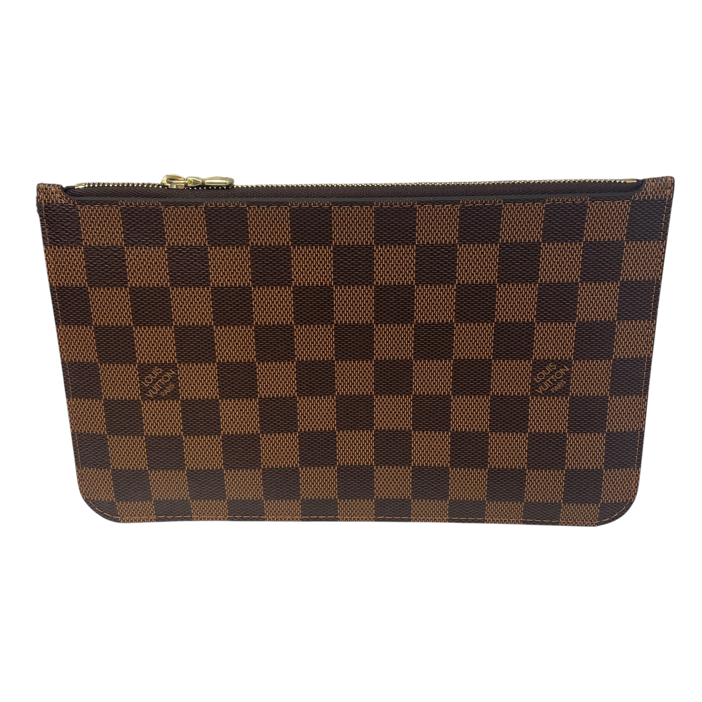 LOUIS VUITTON/Tote Bag/Monogram/Leather/BRW/Neverfull MM Damier Ebene view 8