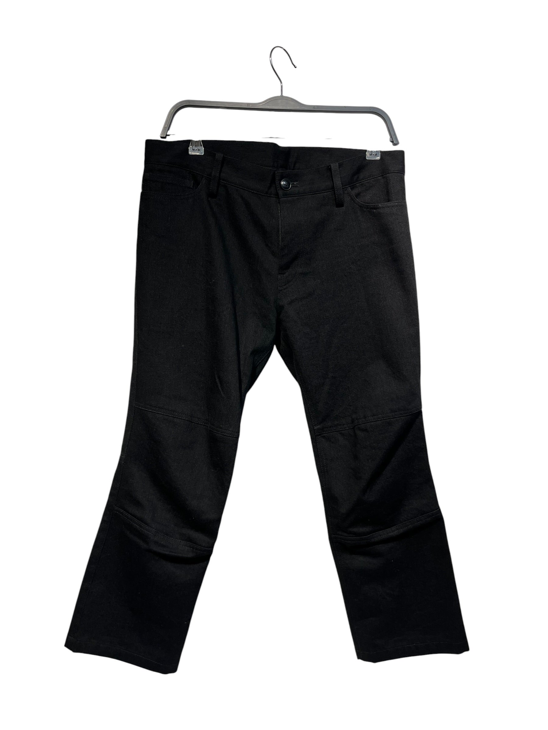 YOHJI YAMAMOTO/Sarouel Pants/S/Cotton/BLK/REGULATION view 1