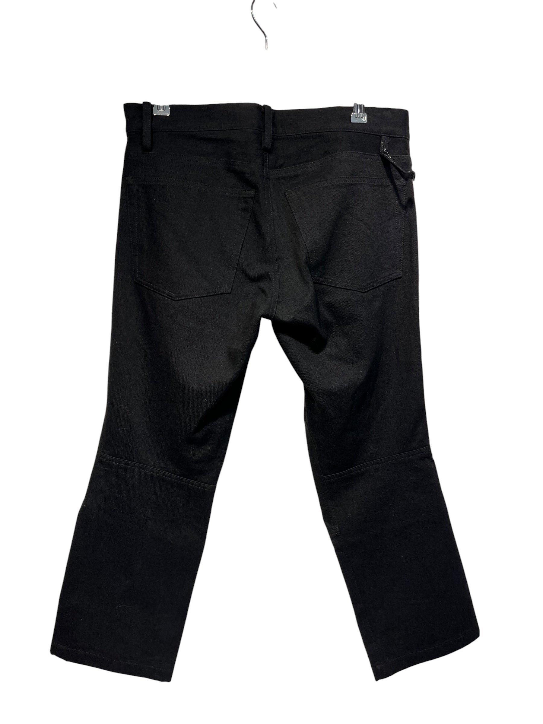 YOHJI YAMAMOTO/Sarouel Pants/S/Cotton/BLK/REGULATION view 2