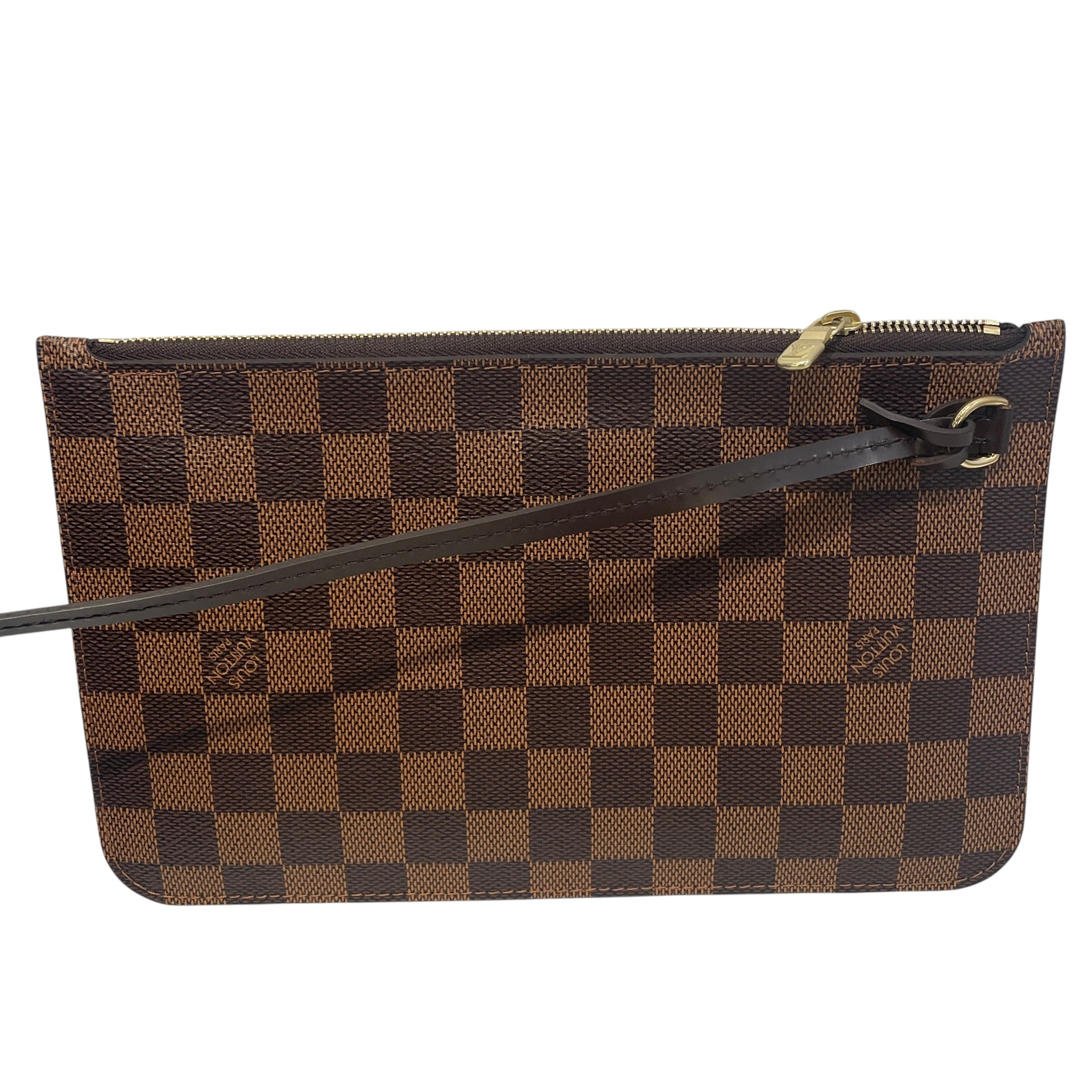 LOUIS VUITTON/Tote Bag/Monogram/Leather/BRW/Neverfull MM Damier Ebene view 7