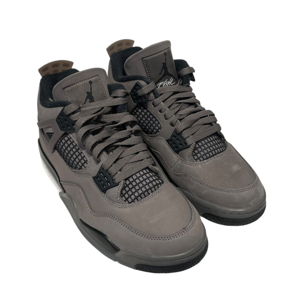 NIKE/AIR JORDAN 4/Hi-Sneakers/US 9.5/Leather/GRY/FV5029-200 view 1