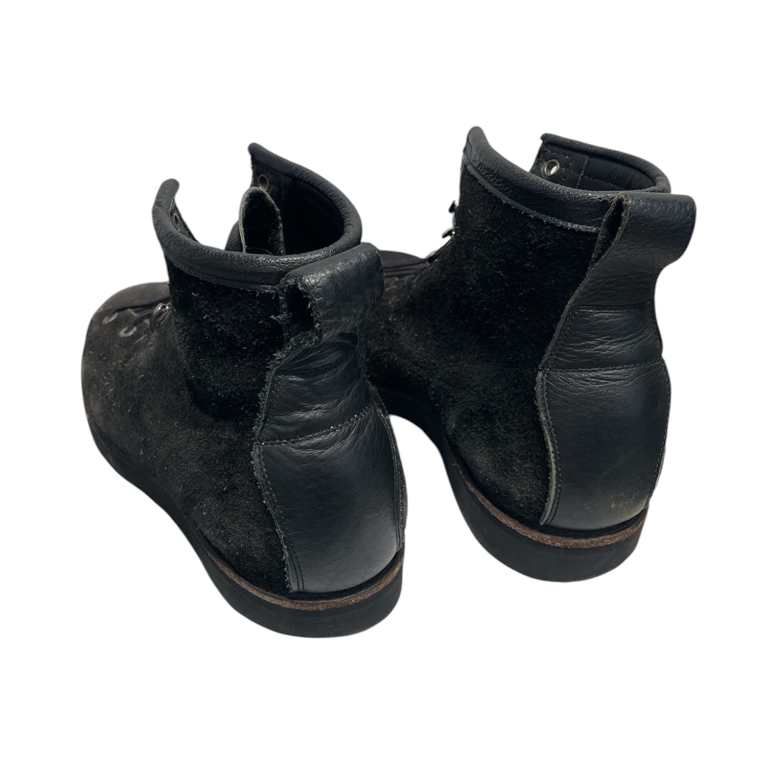 YUKETEN/Lace Up Boots/US 9/Suede/BLK/14403-3 view 2