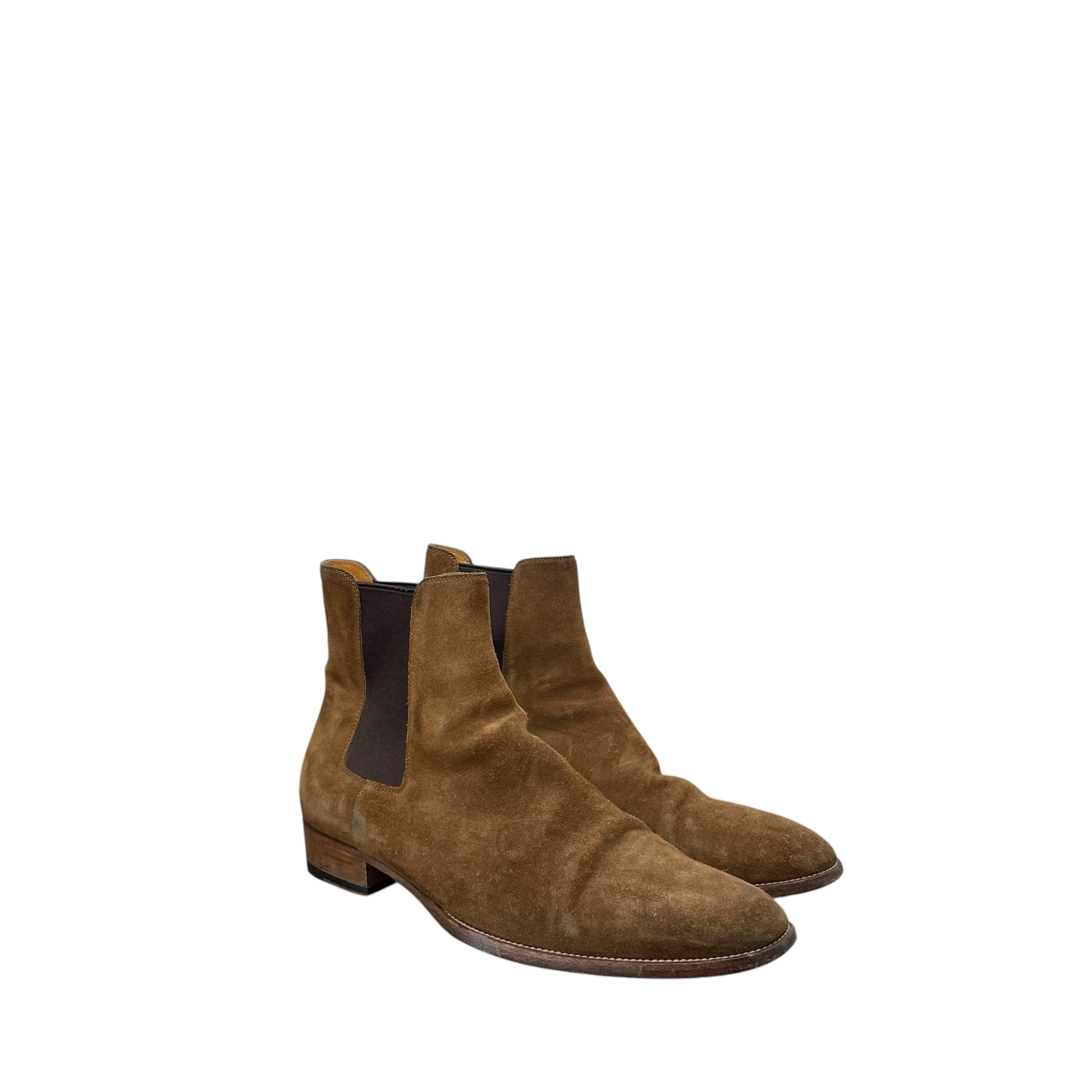 YVES SAINT LAURENT/Chelsea Boots/EU 41/Suede/CML/ view 1