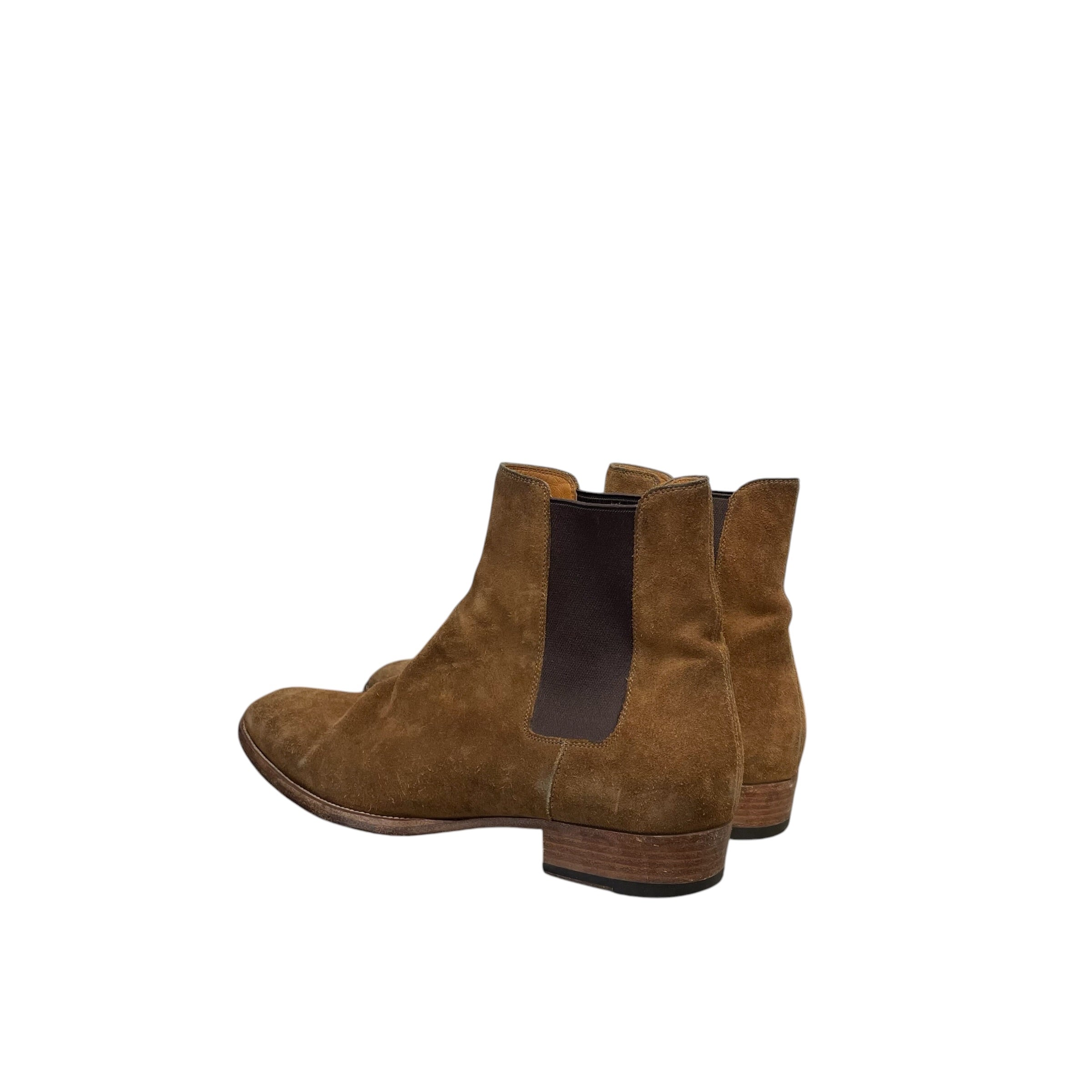 YVES SAINT LAURENT/Chelsea Boots/EU 41/Suede/CML/ view 2