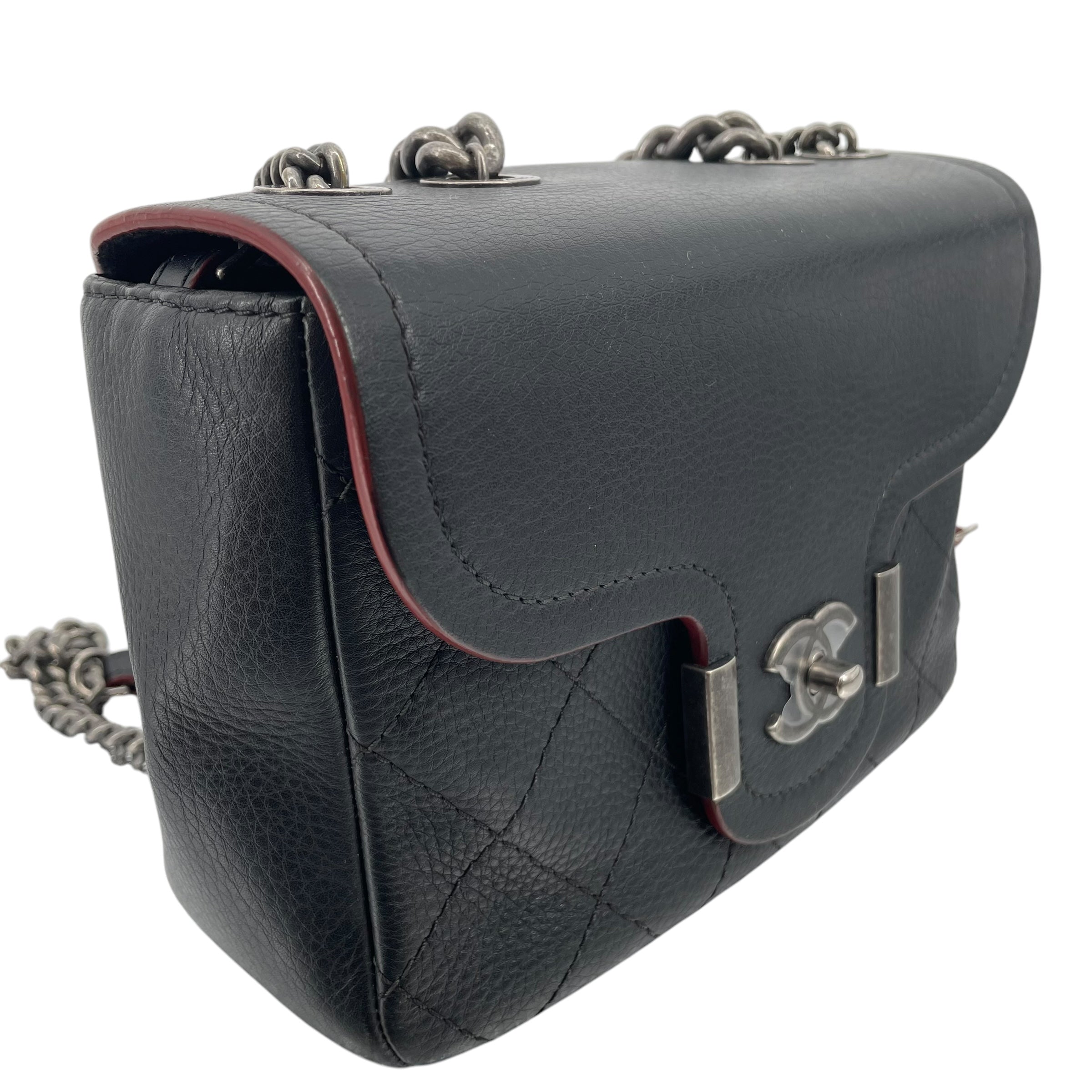 CHANEL/Cross Body Bag/S/Leather/BLK/25046720 view 6