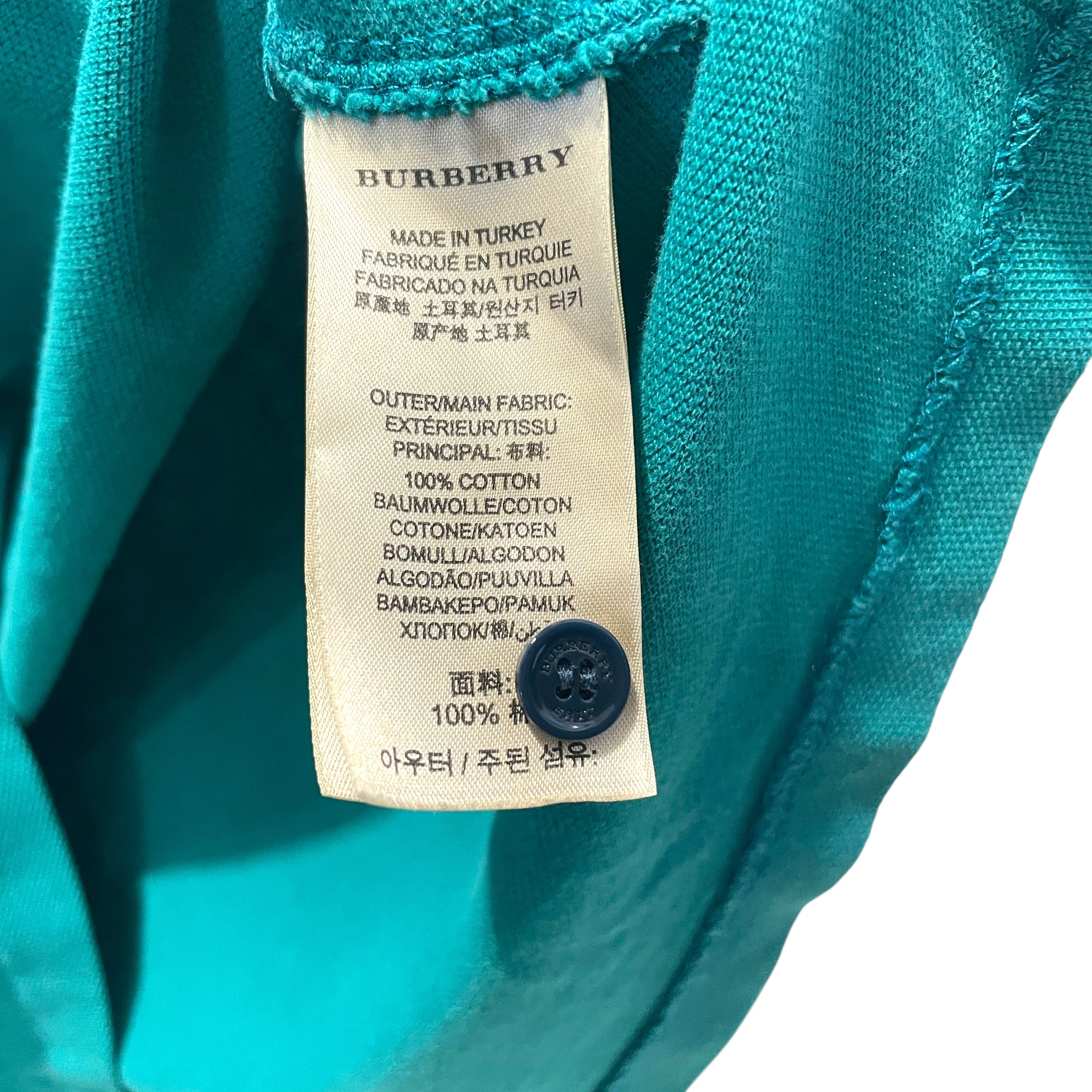 BURBERRY BRIT/Polo Shirt/M/Cotton/BLU/Wheeler Polo view 5