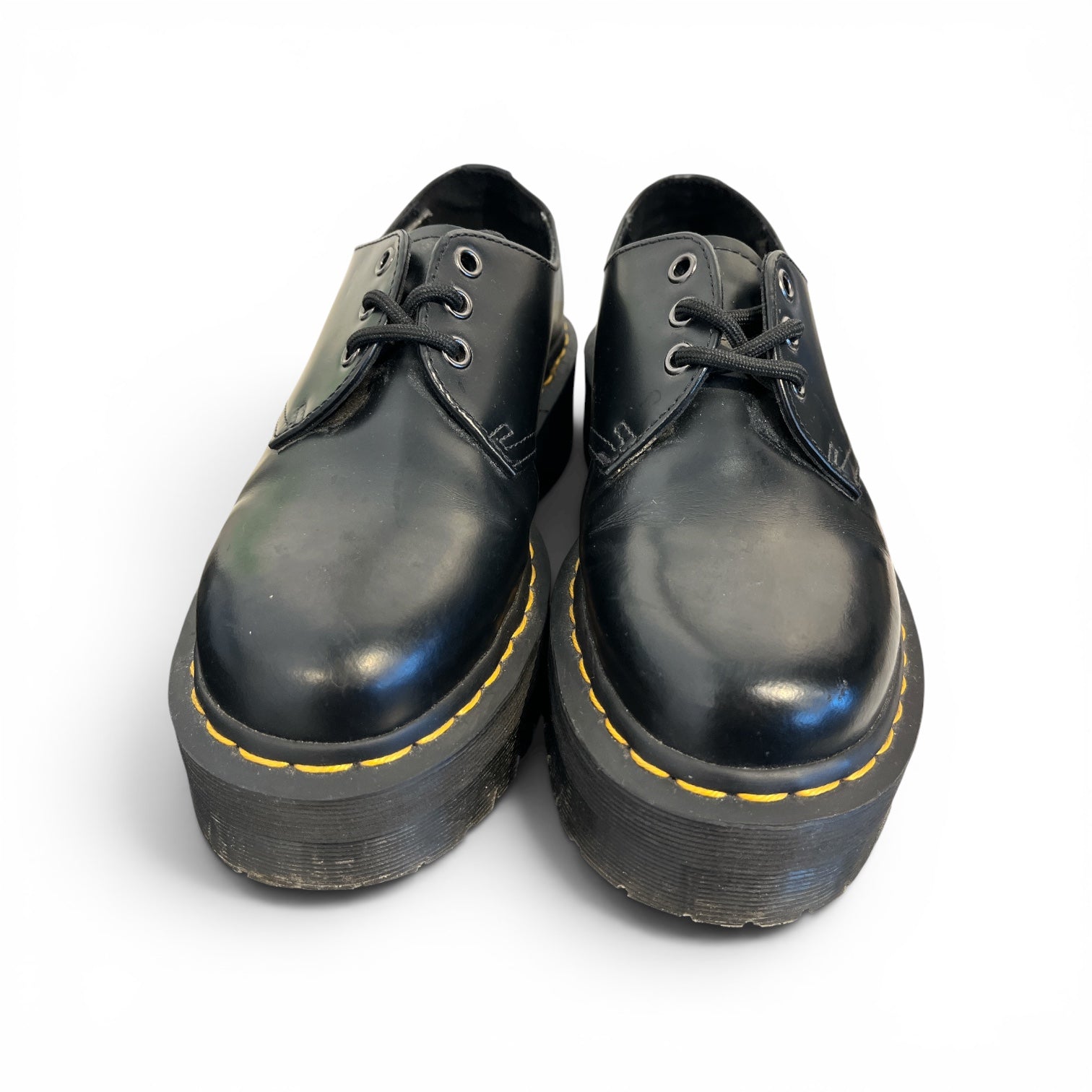 Dr.Martens/Boots/US 7/Leather/BLK/platform lowtops aw004 view 1