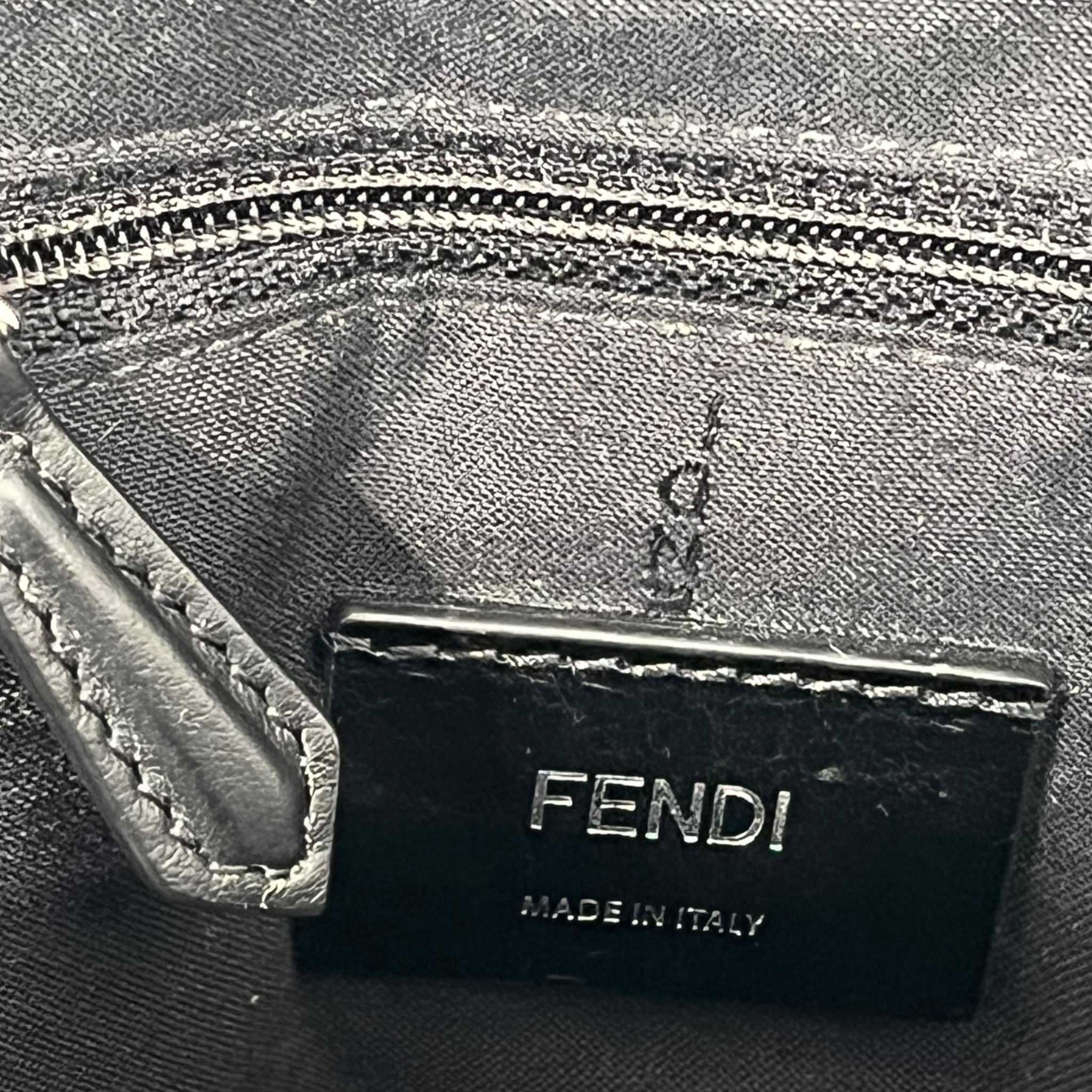 FENDI/Cross Body Bag/Monogram/Leather/BLK/VITELLO LIBERTY CROSSBODY view 6