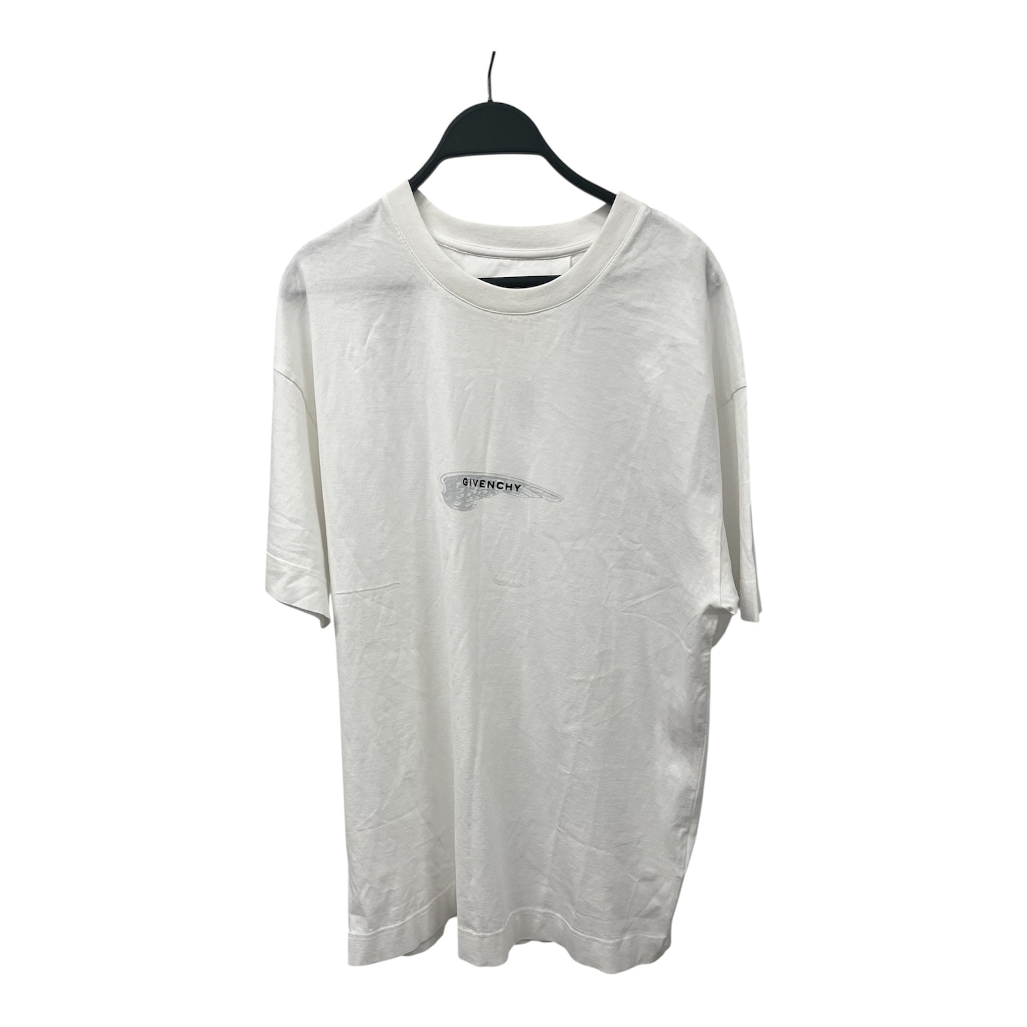 GIVENCHY/T-Shirt/S/Cotton/WHT/ANGEL WING FRONT AND BACK view 1