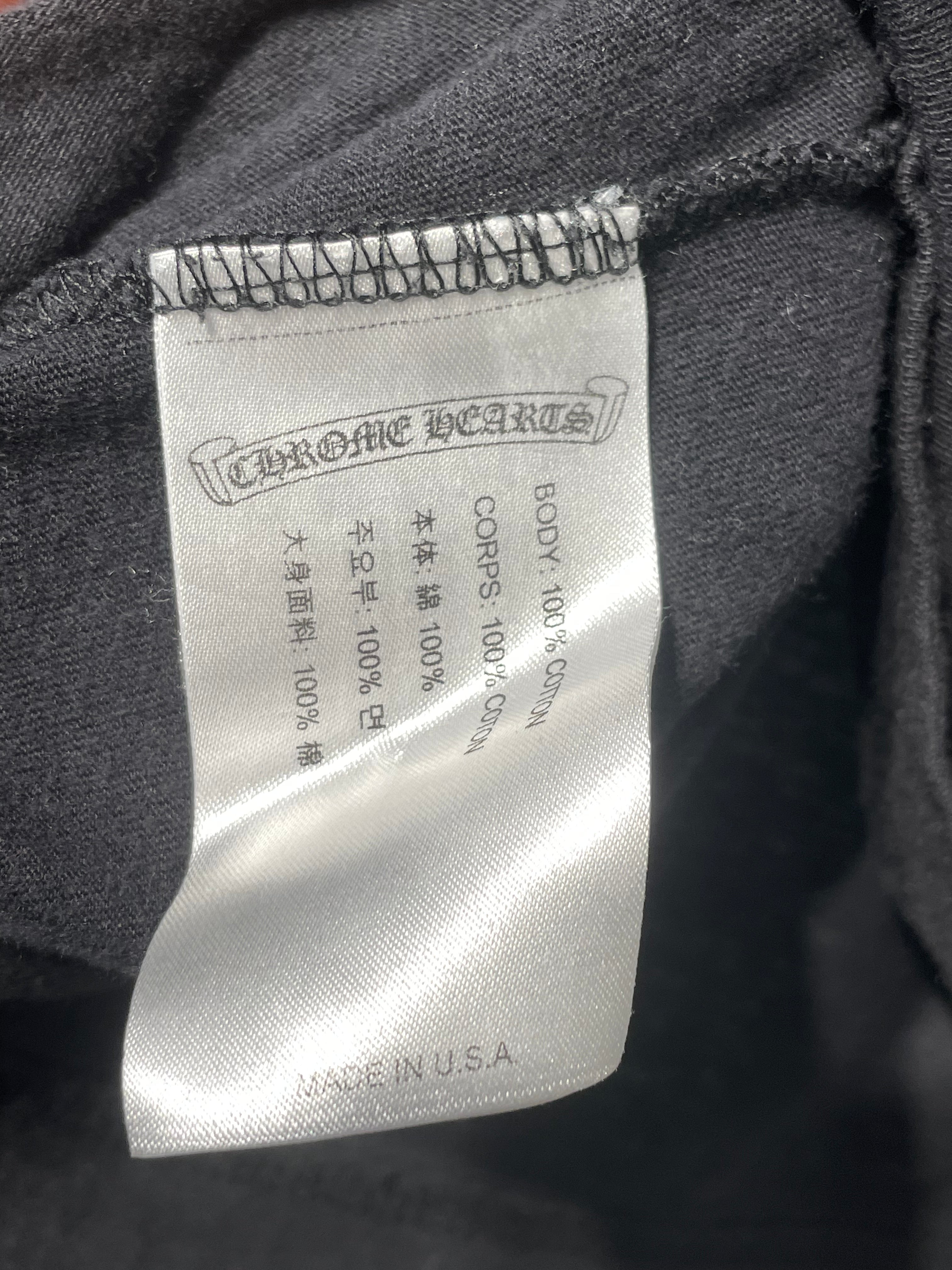 CHROME HEARTS/T-Shirt/XL/Cotton/BLK/ view 3
