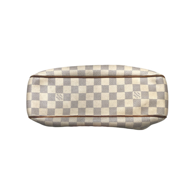 LOUIS VUITTON/Hand Bag/Monogram/Leather/WHT/DAMIER AZUR SIRACUSA BAG