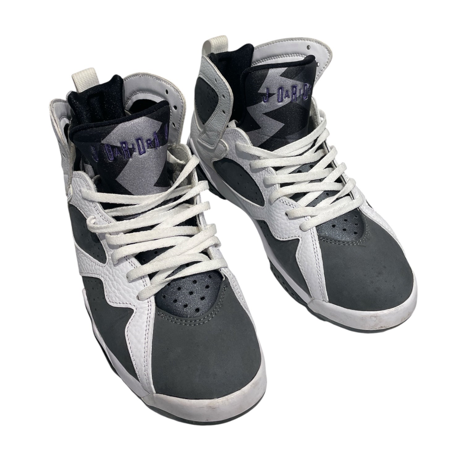 NIKE/Hi-Sneakers/US 8/Leather/WHT/JORDAN 7 FLINT CU9307-100 view 1