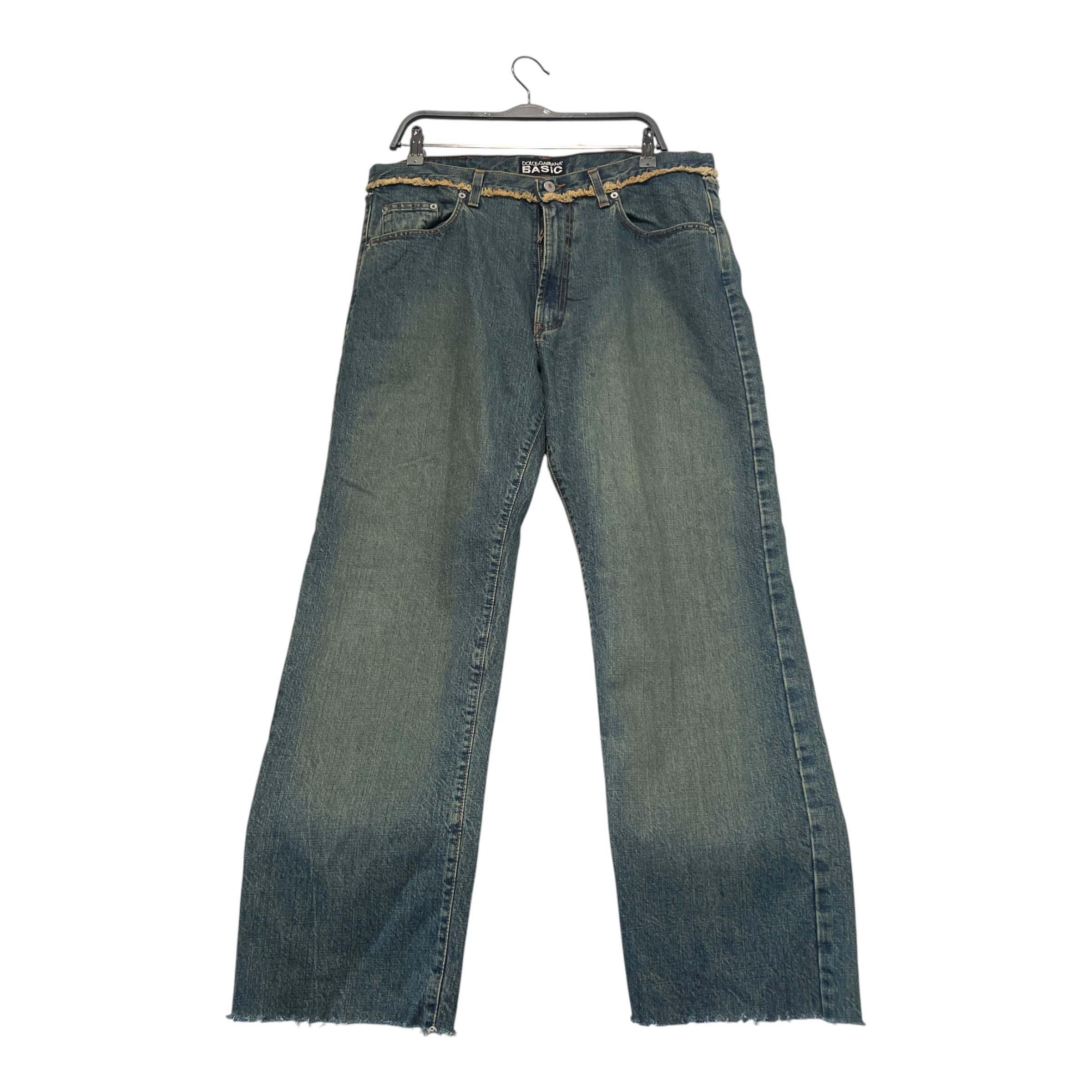 DOLCE&GABBANA/Pants/38/Cotton/BLU/Frayed & Distressed Denim view 1