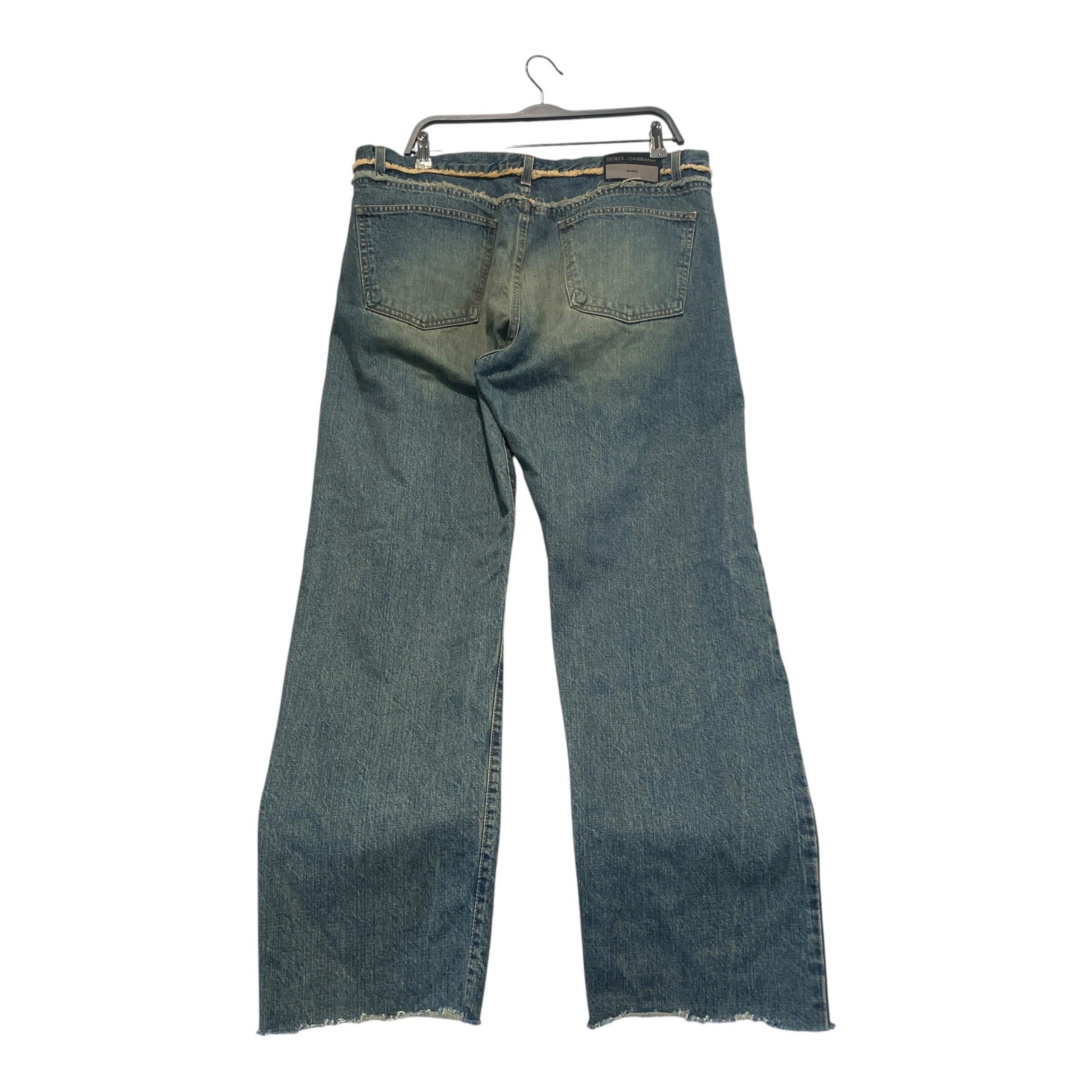 DOLCE&GABBANA/Pants/38/Cotton/BLU/Frayed & Distressed Denim view 2
