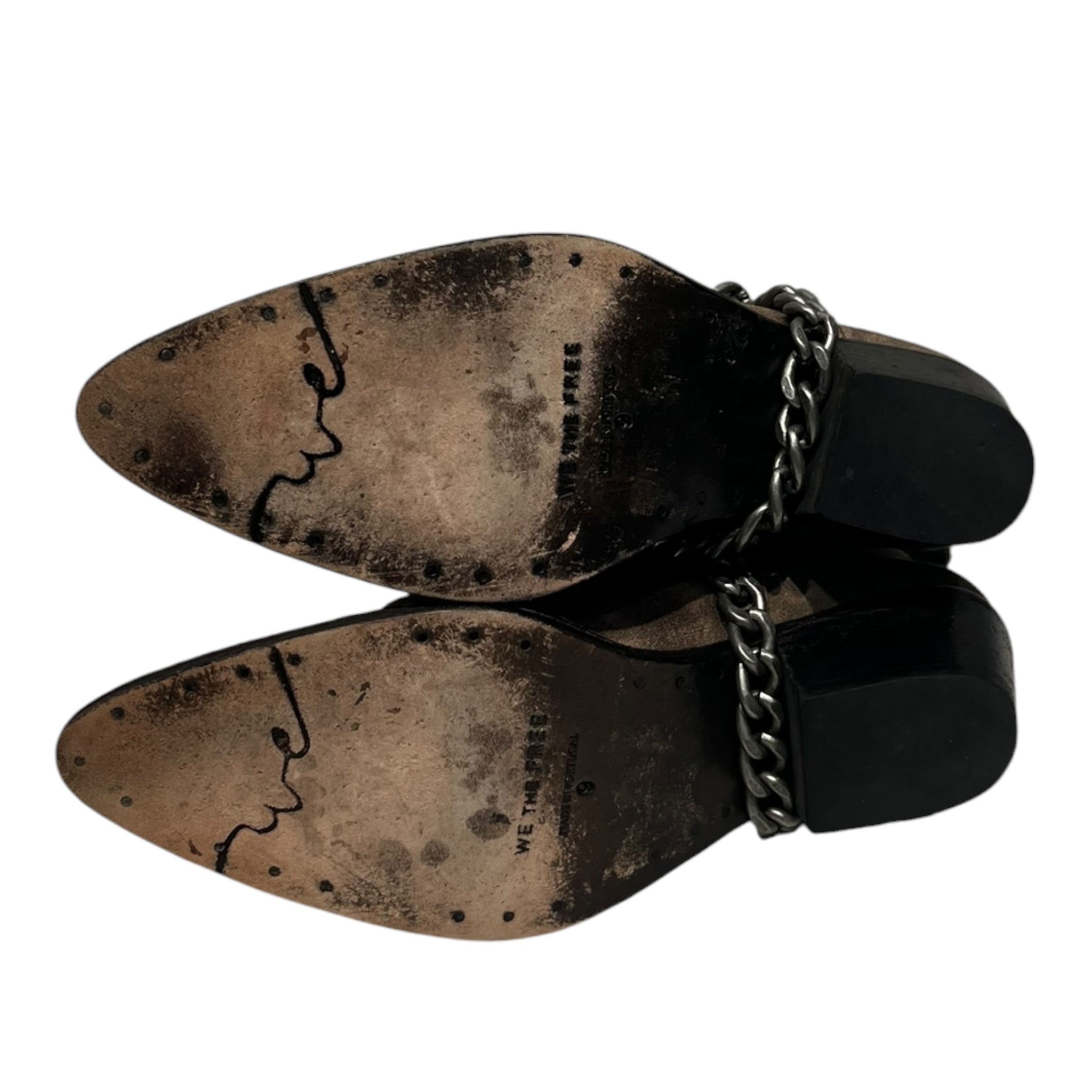 WE THE FREE/Cowboy Boots/US 7.5/Leather/BRW/Aiden Chain Boots view 3