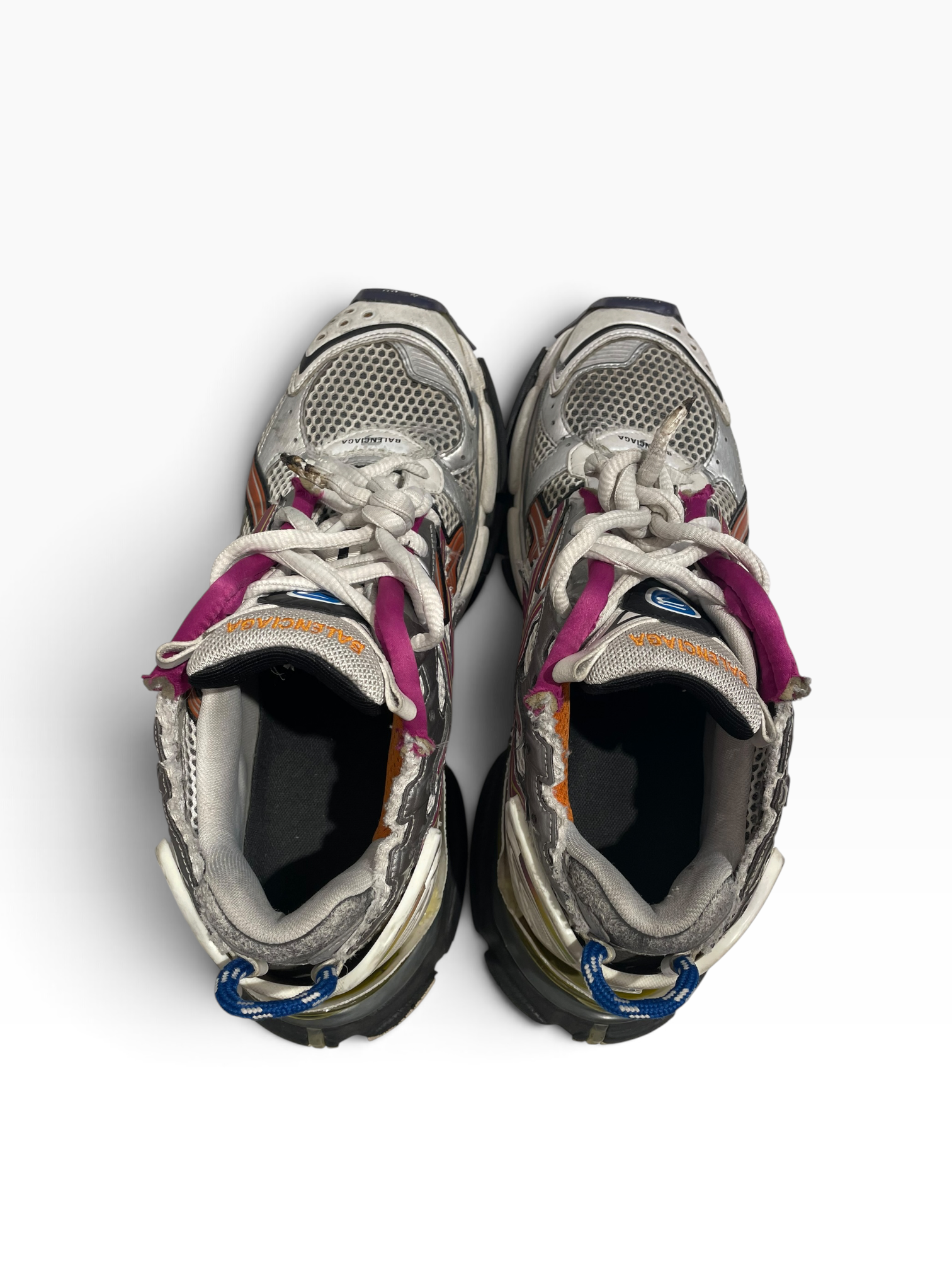 BALENCIAGA/Low-Sneakers/EU 43/Cotton/MLT/runner Multicolor view 3
