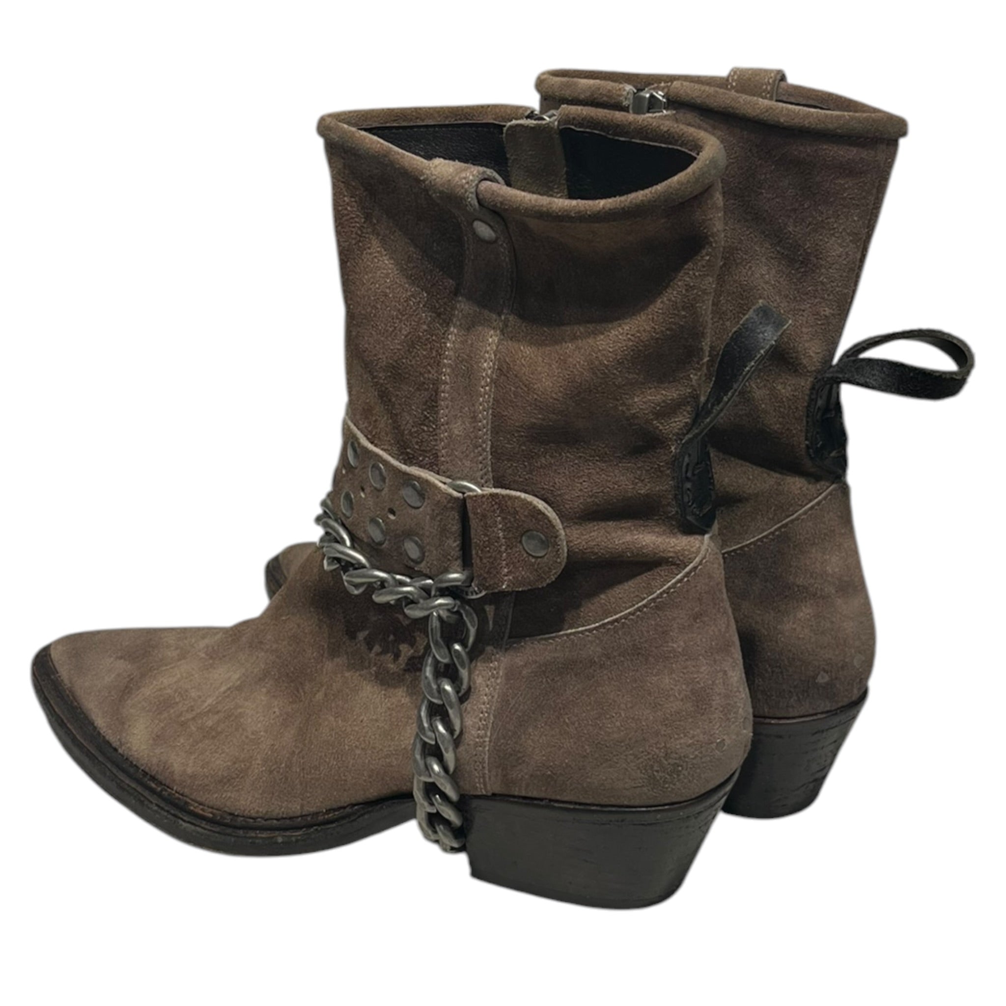 WE THE FREE/Cowboy Boots/US 7.5/Leather/BRW/Aiden Chain Boots view 2