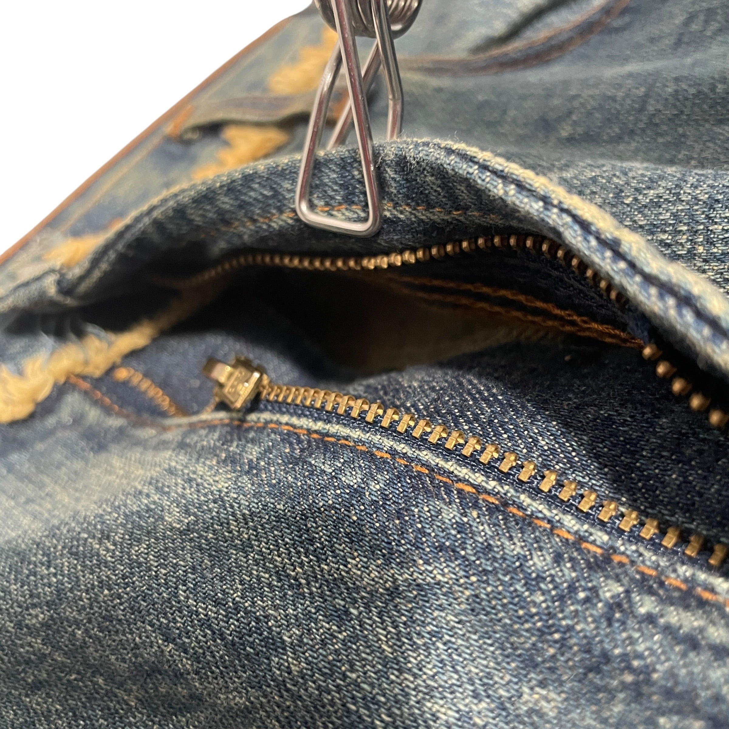 DOLCE&GABBANA/Pants/38/Cotton/BLU/Frayed & Distressed Denim view 4