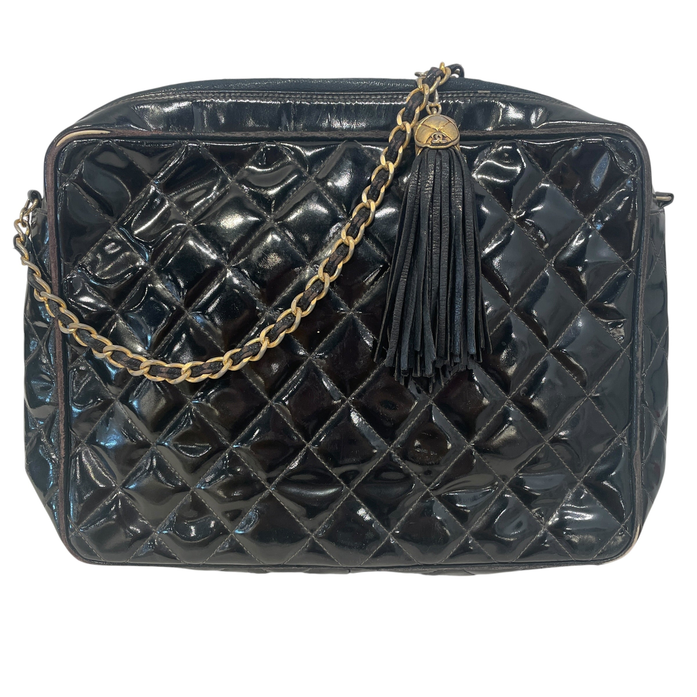 CHANEL/Cross Body Bag/Black/ view 2