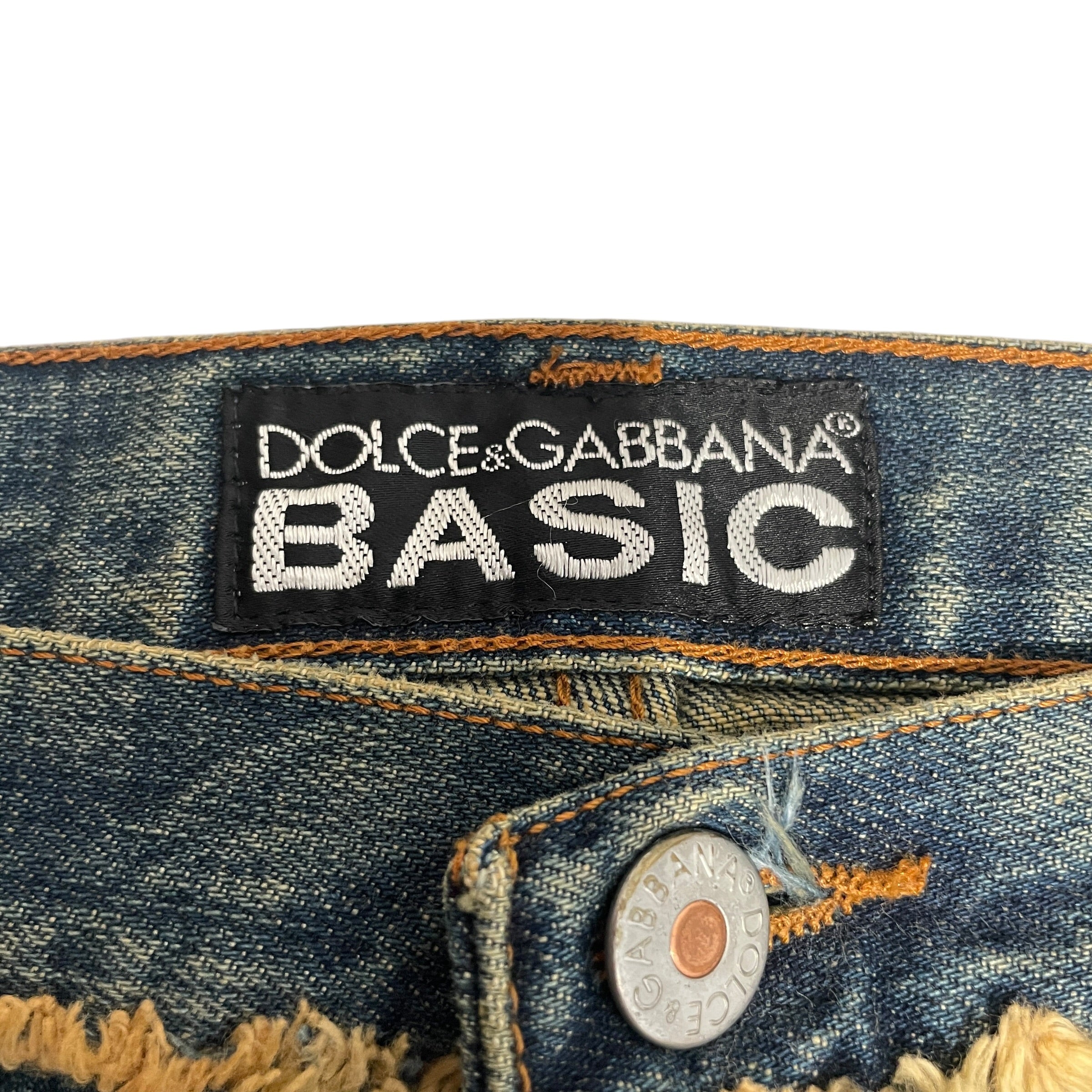 DOLCE&GABBANA/Pants/38/Cotton/BLU/Frayed & Distressed Denim view 5