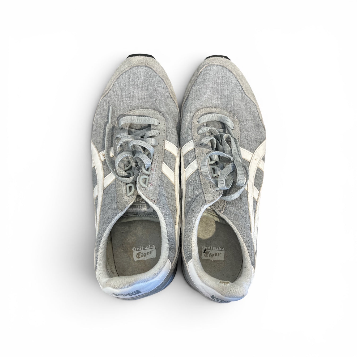 Onitsuka Tiger/Low-Sneakers/US 10/Cotton/GRY/GREY/WHITE view 3