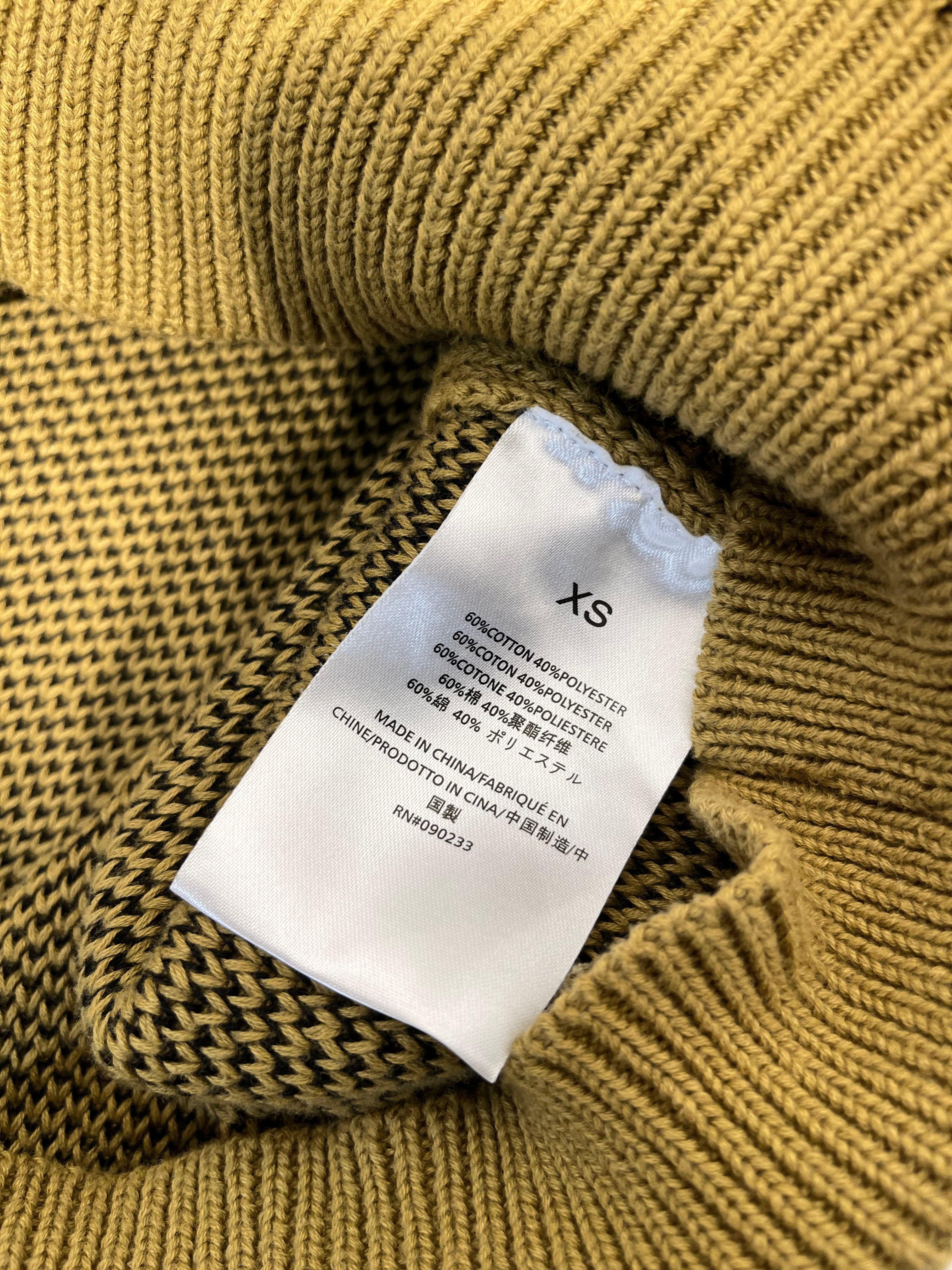FOG ESSENTIALS/Heavy Sweater/XS/Cotton/KHK/Oversize/Knit pullover view 4