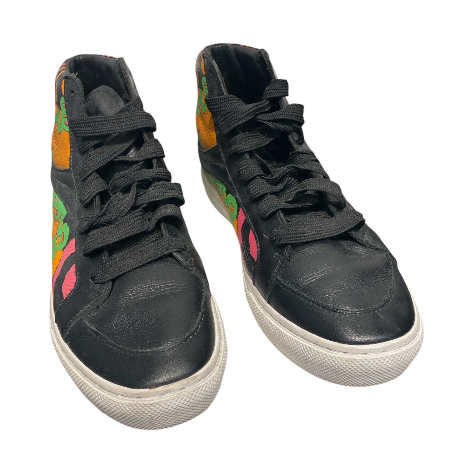COACH/Hi-Sneakers/US 10.5/Graphic/BLK/COACH C202 HIGH-TOP SNEAKER view 1