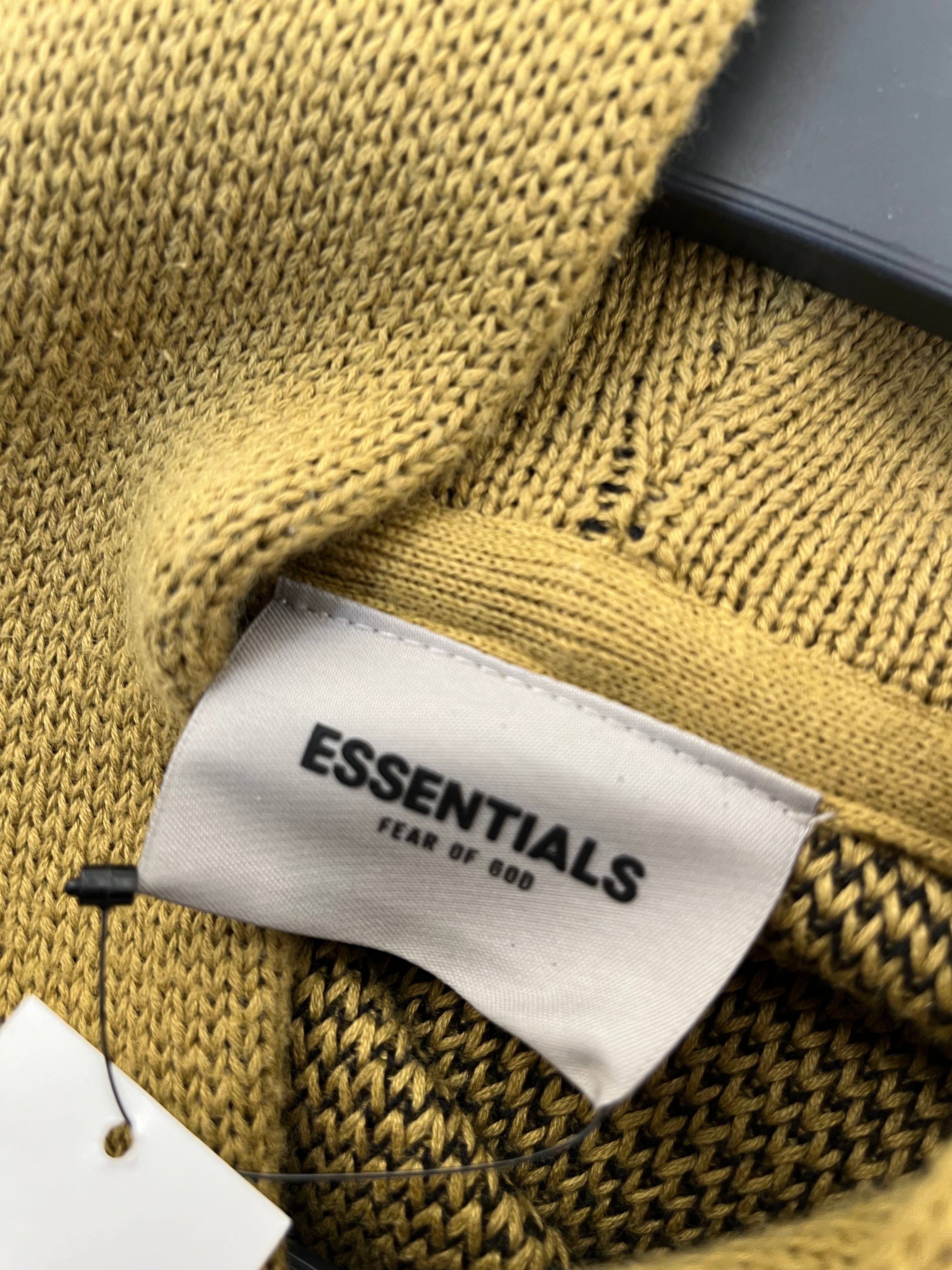 FOG ESSENTIALS/Heavy Sweater/XS/Cotton/KHK/Oversize/Knit pullover view 3