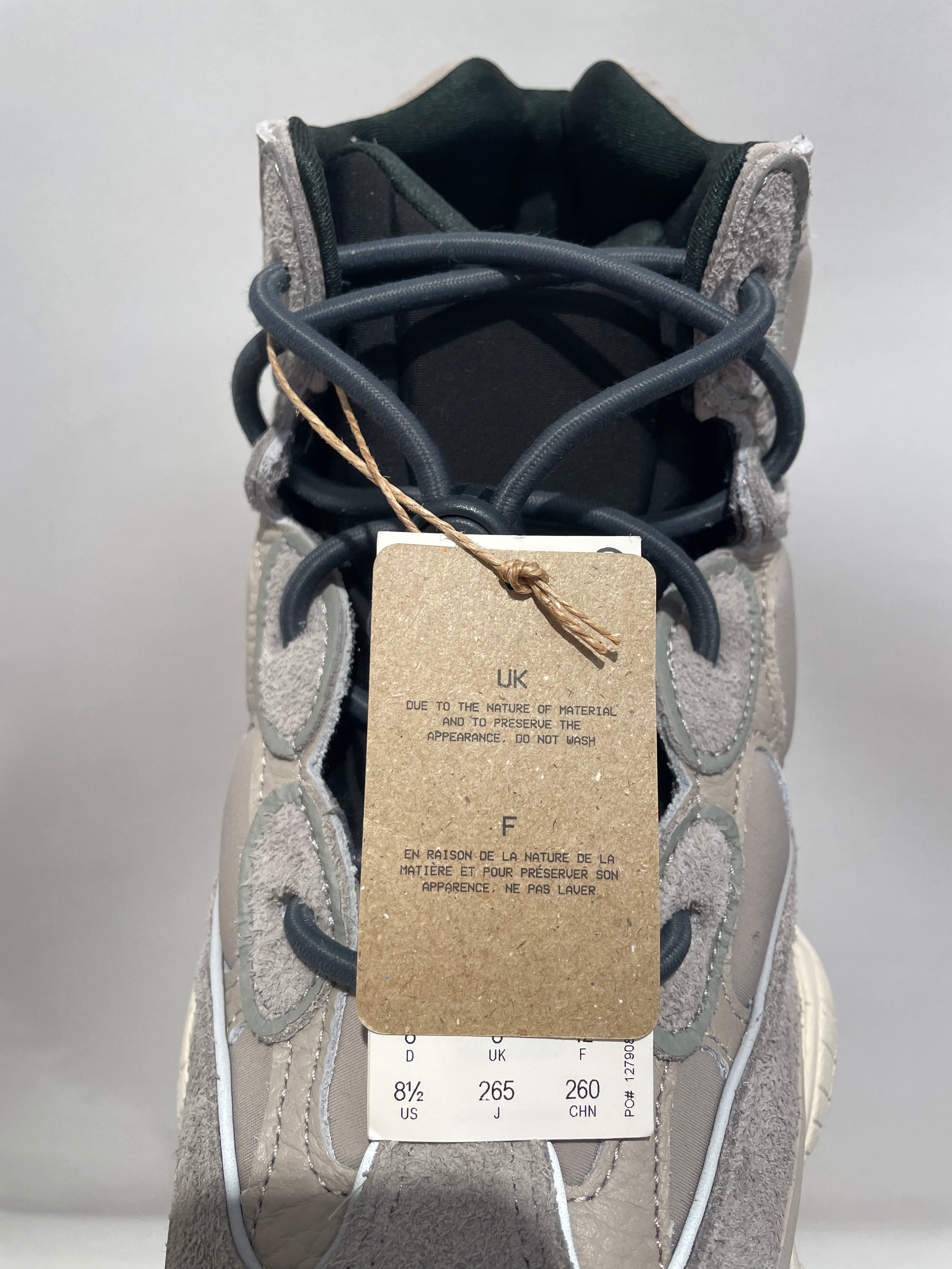 adidas/YEEZY/Hi-Sneakers/US 8.5/Suede/GRY/Yeezy 500 High "Mist Stone" view 4