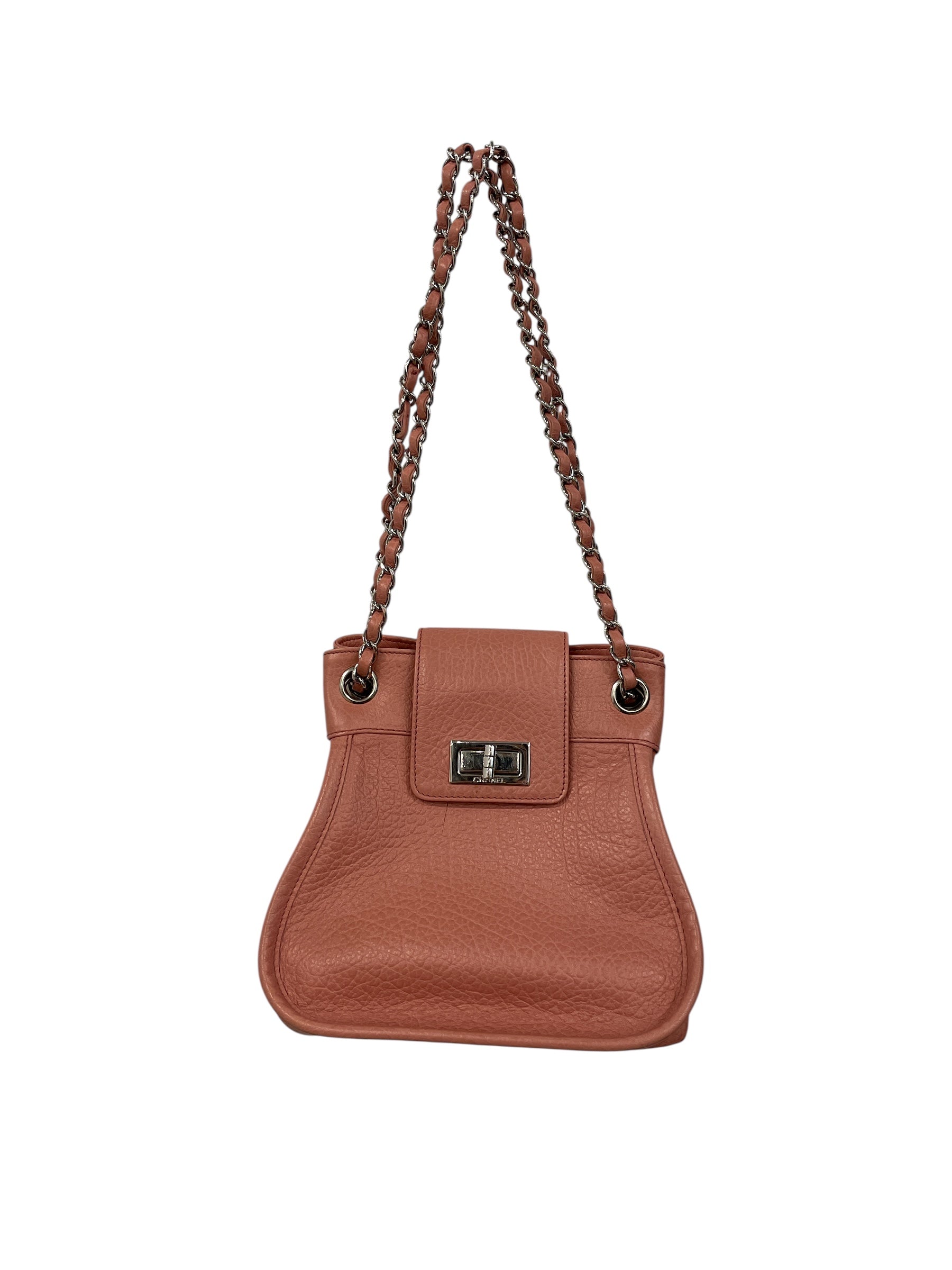 CHANEL/Cross Body Bag/OS/Leather/PNK/Mademoiselle Lock Accordion view 1