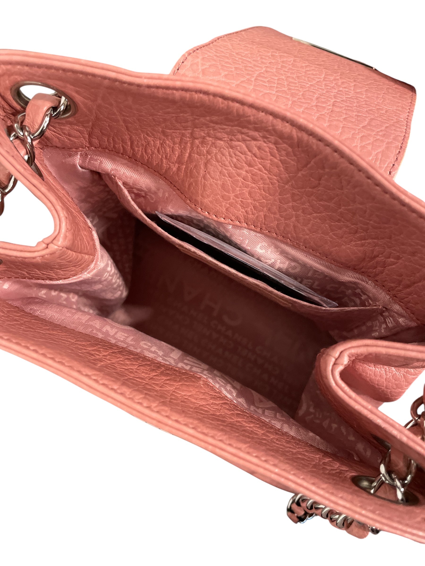 CHANEL/Cross Body Bag/OS/Leather/PNK/Mademoiselle Lock Accordion view 4