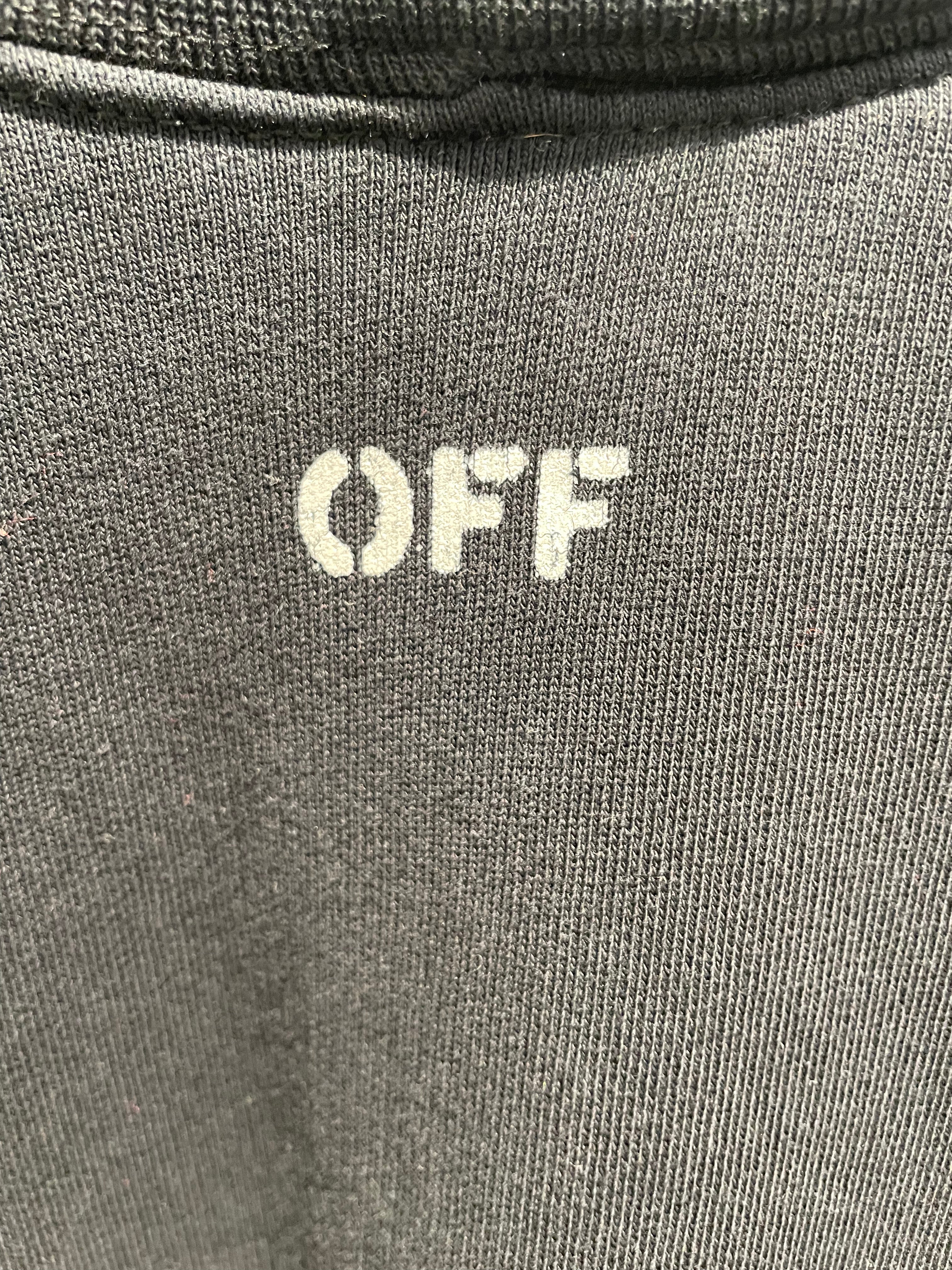 OFF-WHITE/Sweater/XL/Cotton/BLK/Zipper crewneck view 4