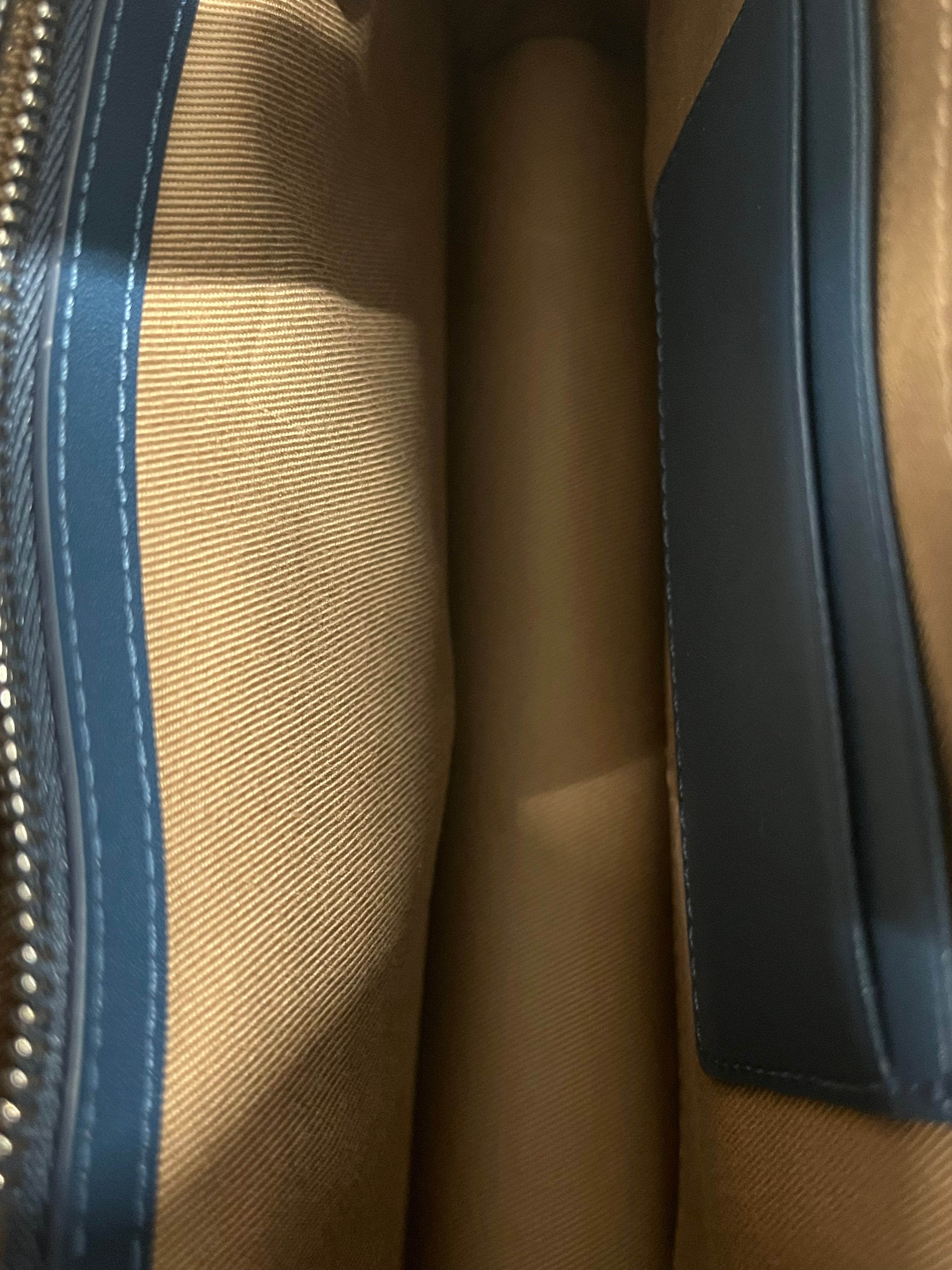 MCM/Clutch Bag/Monogram/Cotton/BLU/10112510 view 3