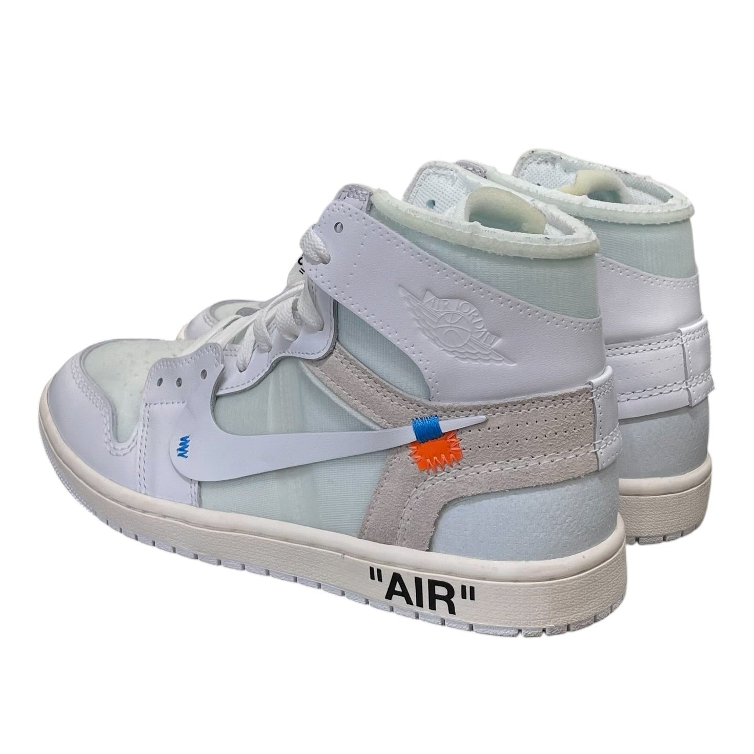 NIKE/OFF-WHITE/Hi-Sneakers/US 8.5/Cotton/WHT/JORDAN 1 V.A.A view 2