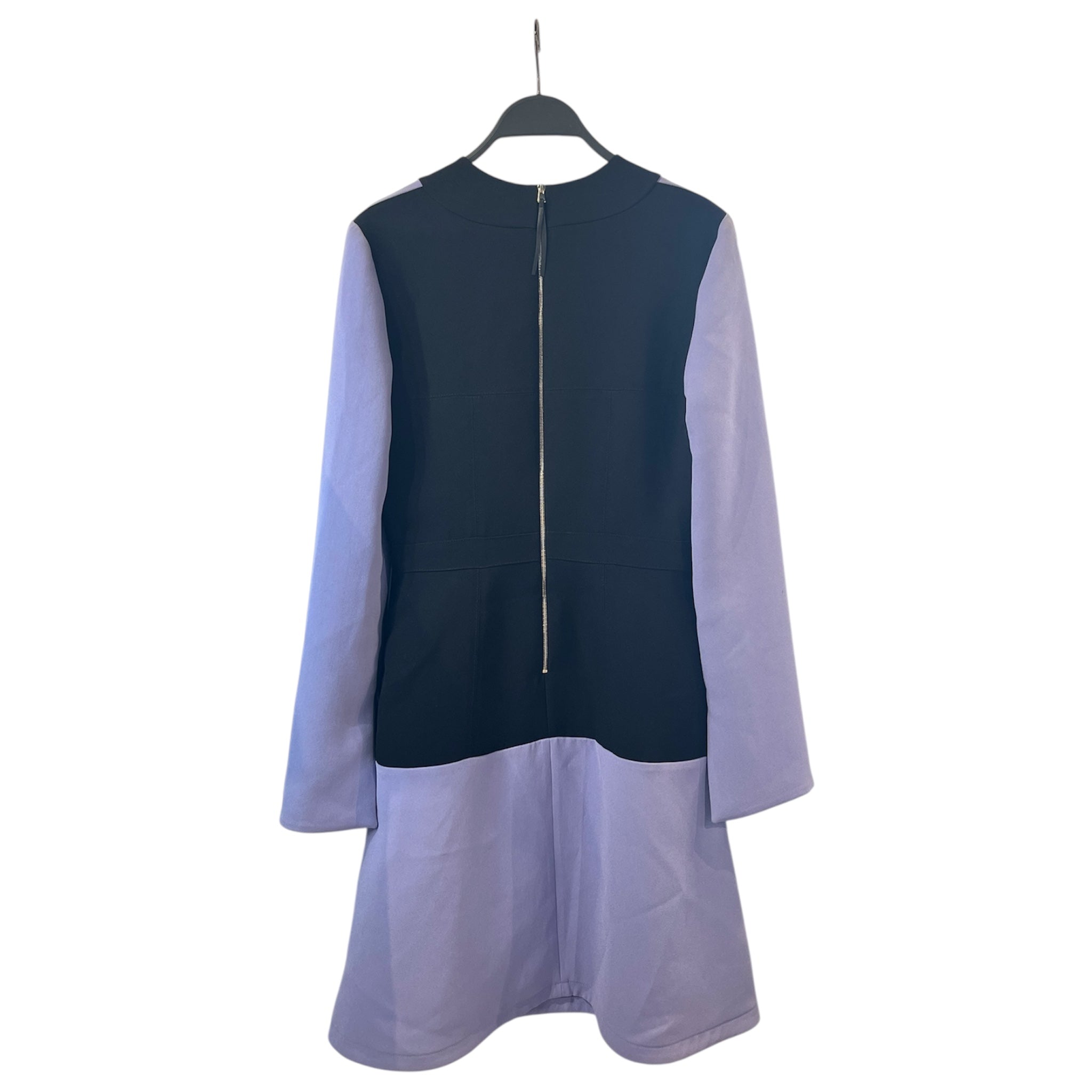 MARNI/LS Dress/38/MLT/COLOR BLOCK DRESS PRPL/GRN view 2