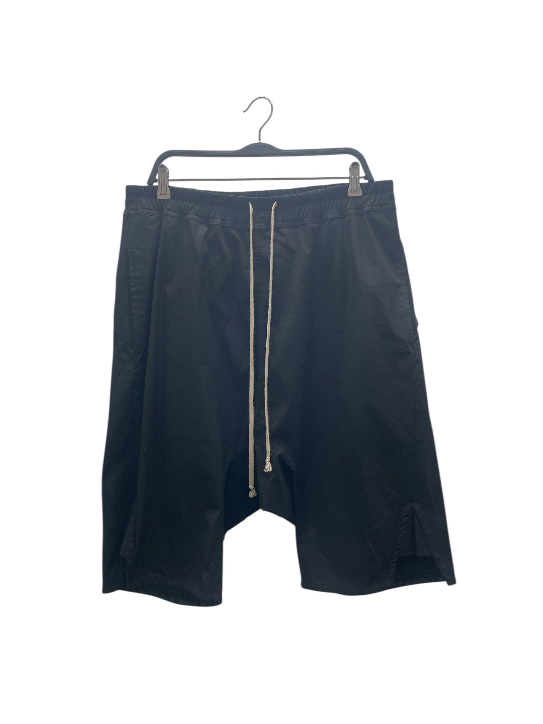Rick Owens/Shorts/40/Cotton/BLK/POD SHORTS RF00M6383-TE view 1