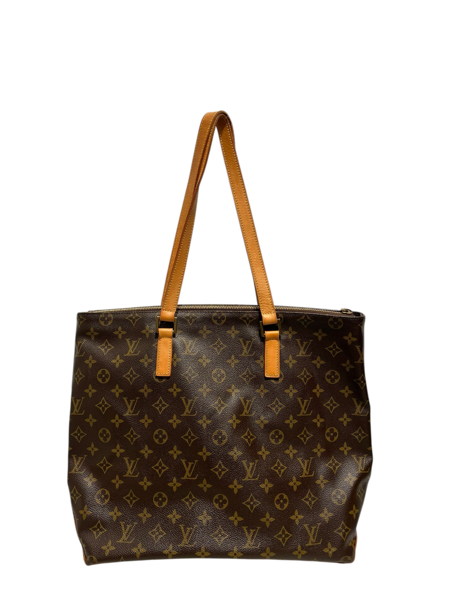 LOUIS VUITTON/Tote Bag/Monogram/Leather/BRW/Vintage Cabas Mezzo view 1