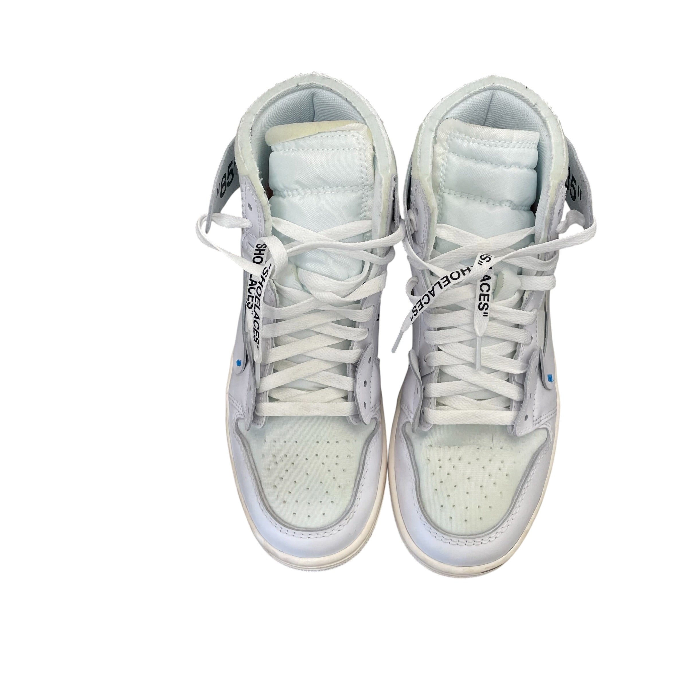 NIKE/OFF-WHITE/Hi-Sneakers/US 8.5/Cotton/WHT/JORDAN 1 V.A.A view 4