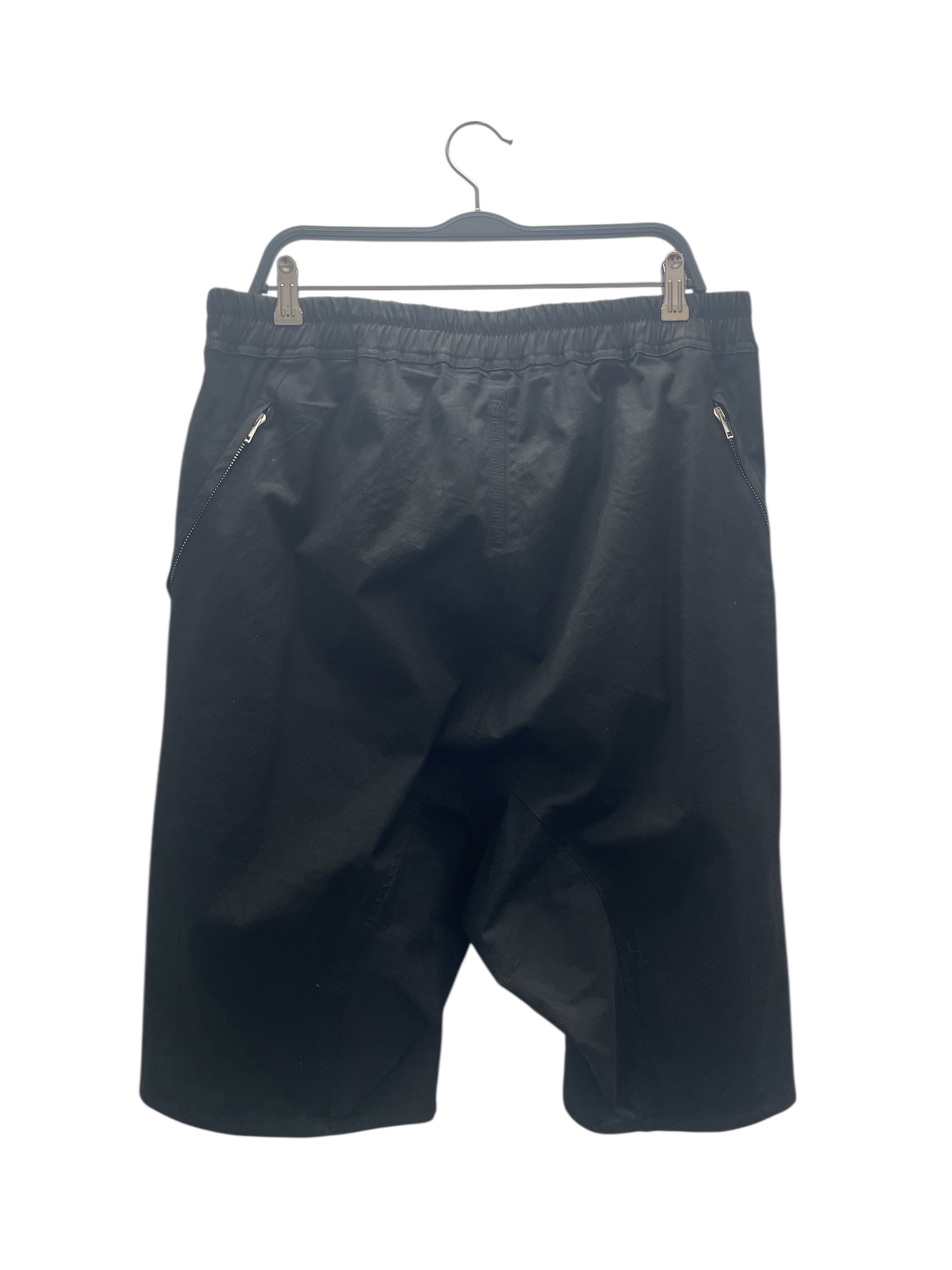 Rick Owens/Shorts/40/Cotton/BLK/POD SHORTS RF00M6383-TE view 2