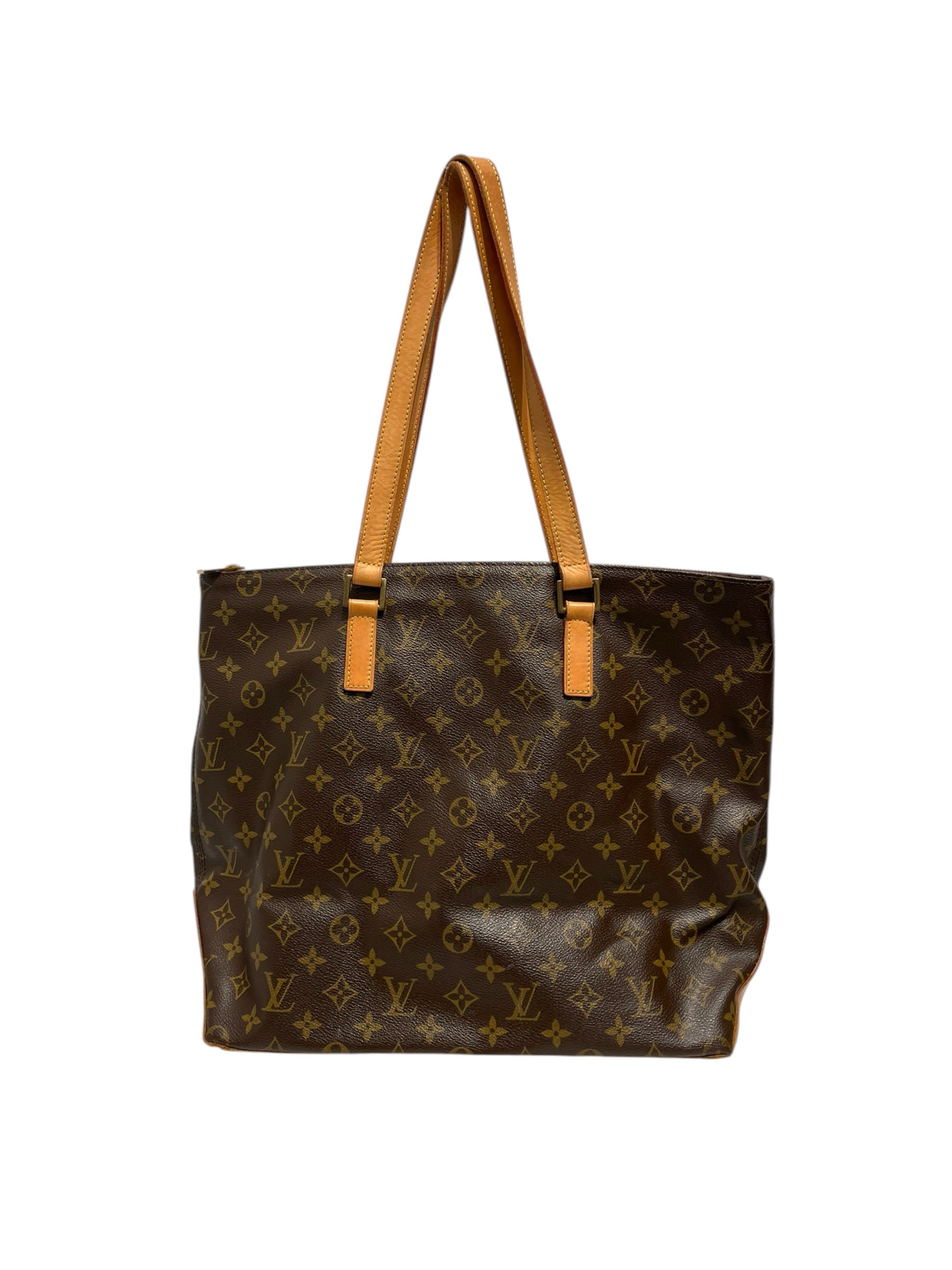LOUIS VUITTON/Tote Bag/Monogram/Leather/BRW/Vintage Cabas Mezzo view 2