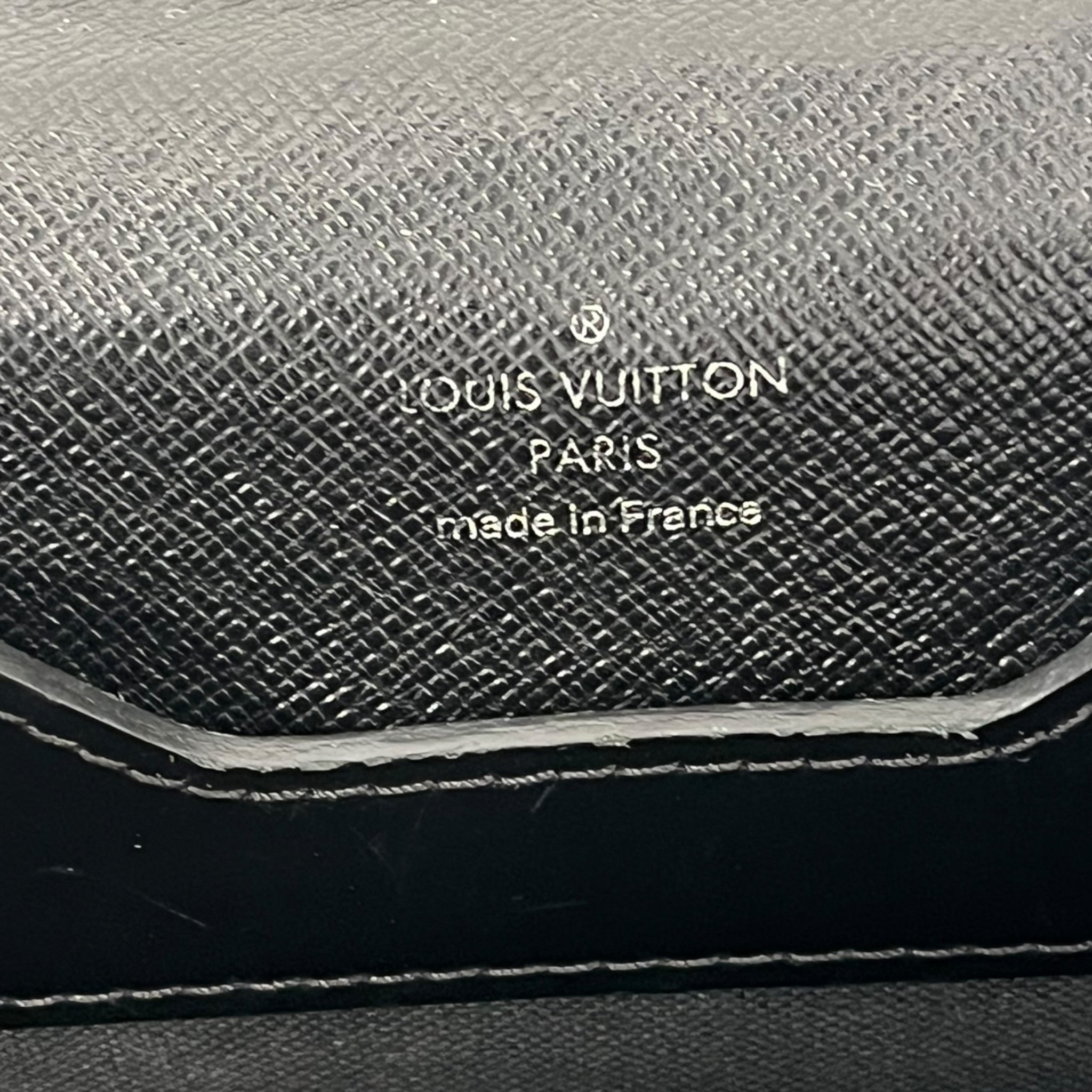 LOUIS VUITTON/Briefcase/Leather/BLK/robusto brief view 5