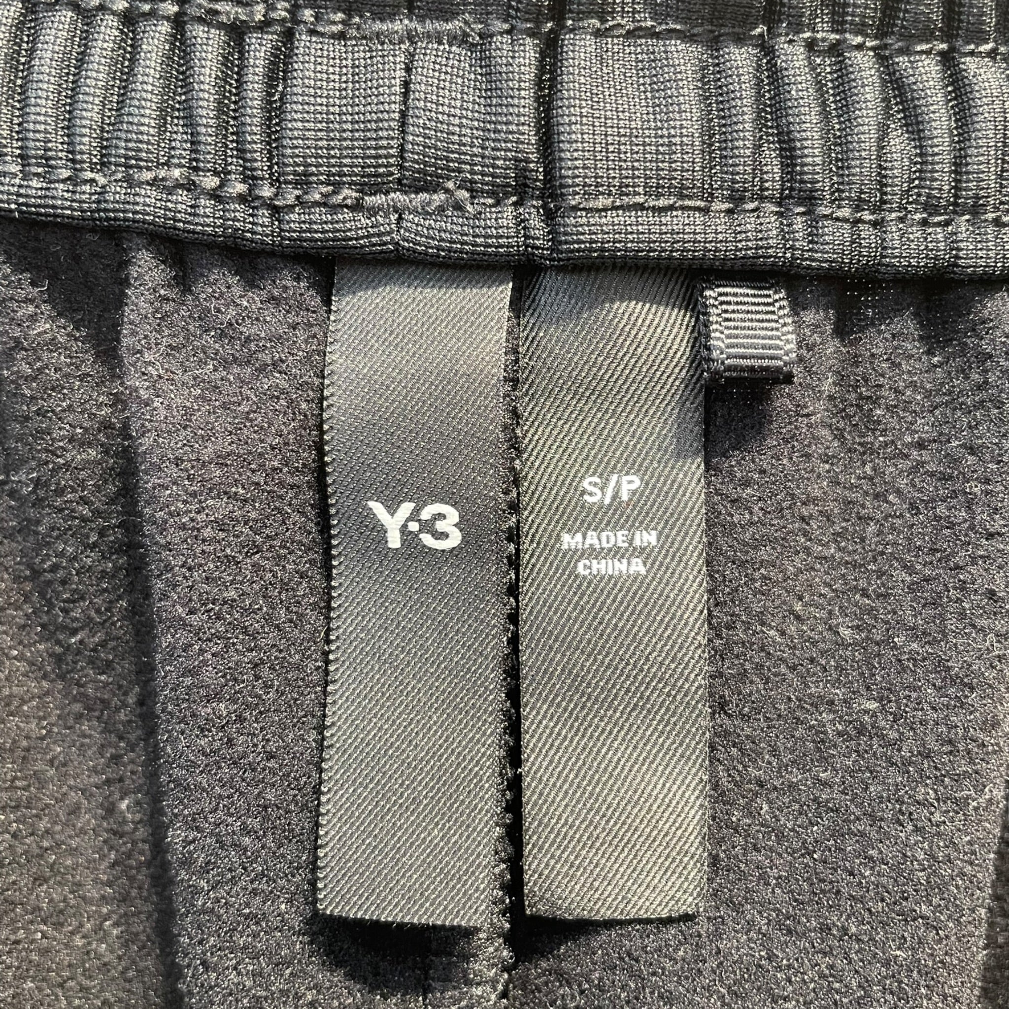 Y-3/Pants/S/Polyester/BLK/FRONT FLAP GREY STIPE view 3