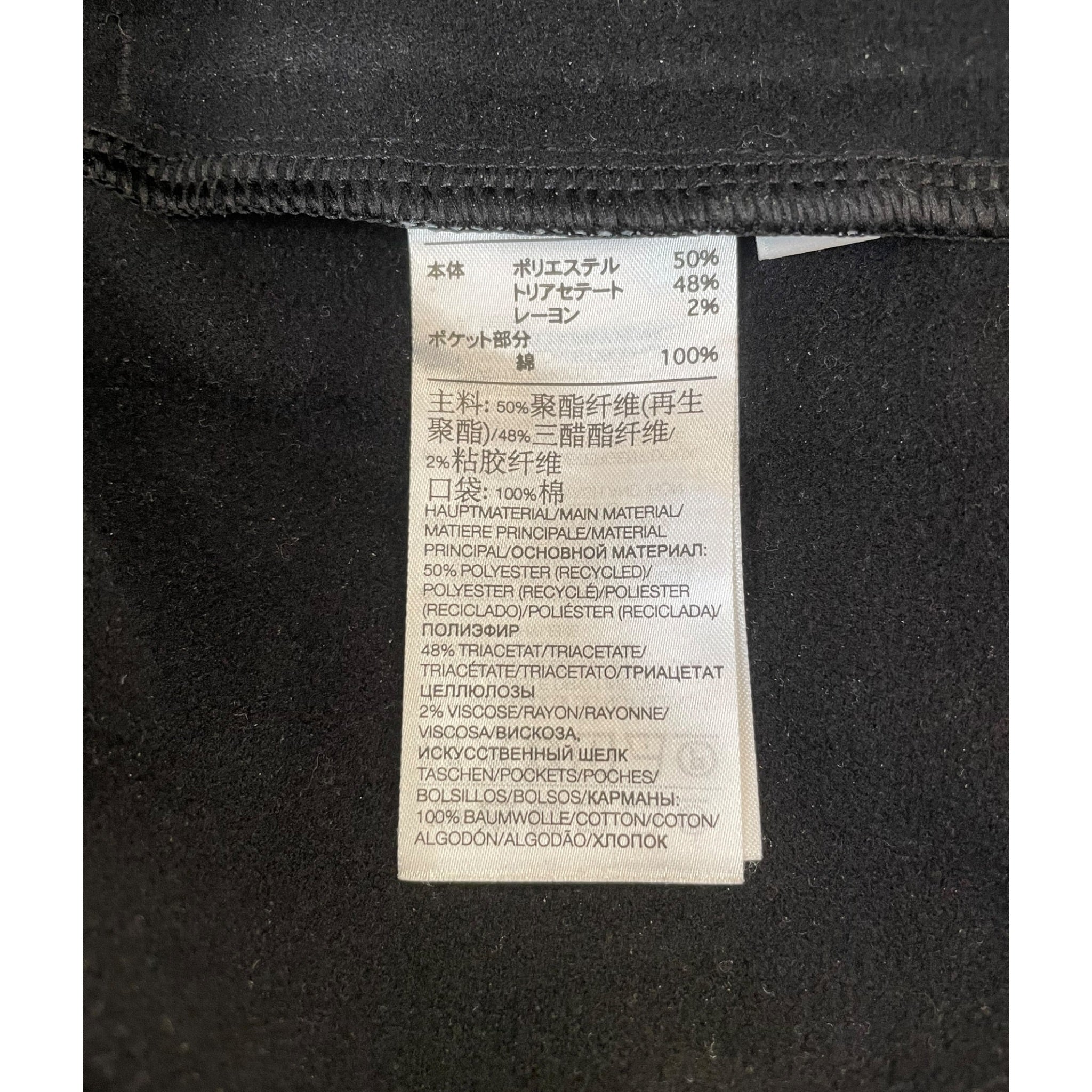 Y-3/Pants/S/Polyester/BLK/FRONT FLAP GREY STIPE view 4
