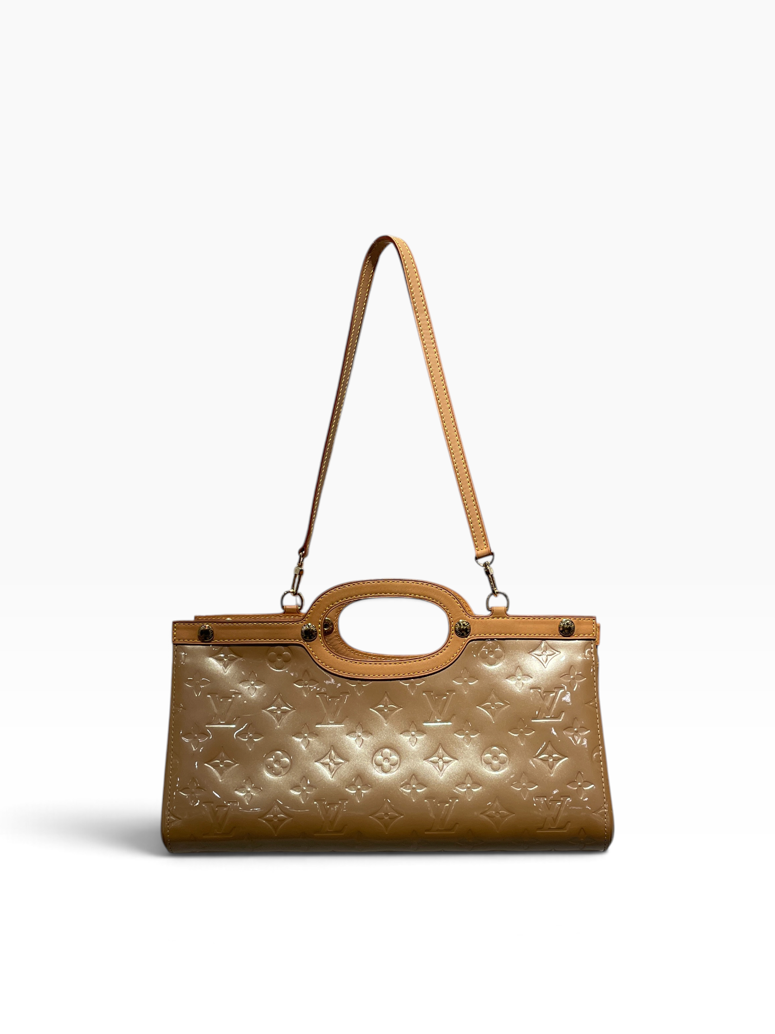 LOUIS VUITTON/Hand Bag/Monogram/Leather/CML/vernis roxbury view 1