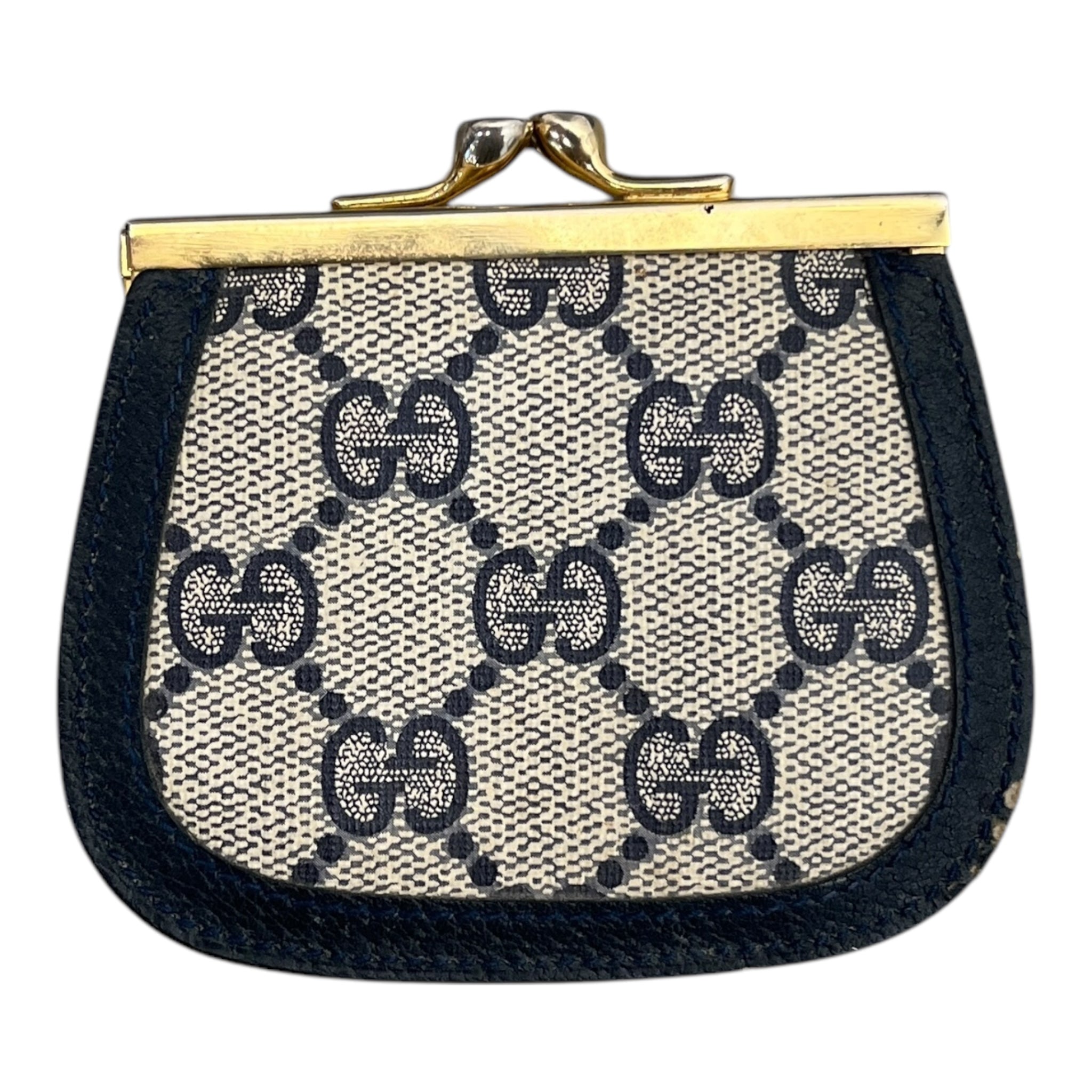 GUCCI/Pouch/Monogram/NVY/coin purse view 4