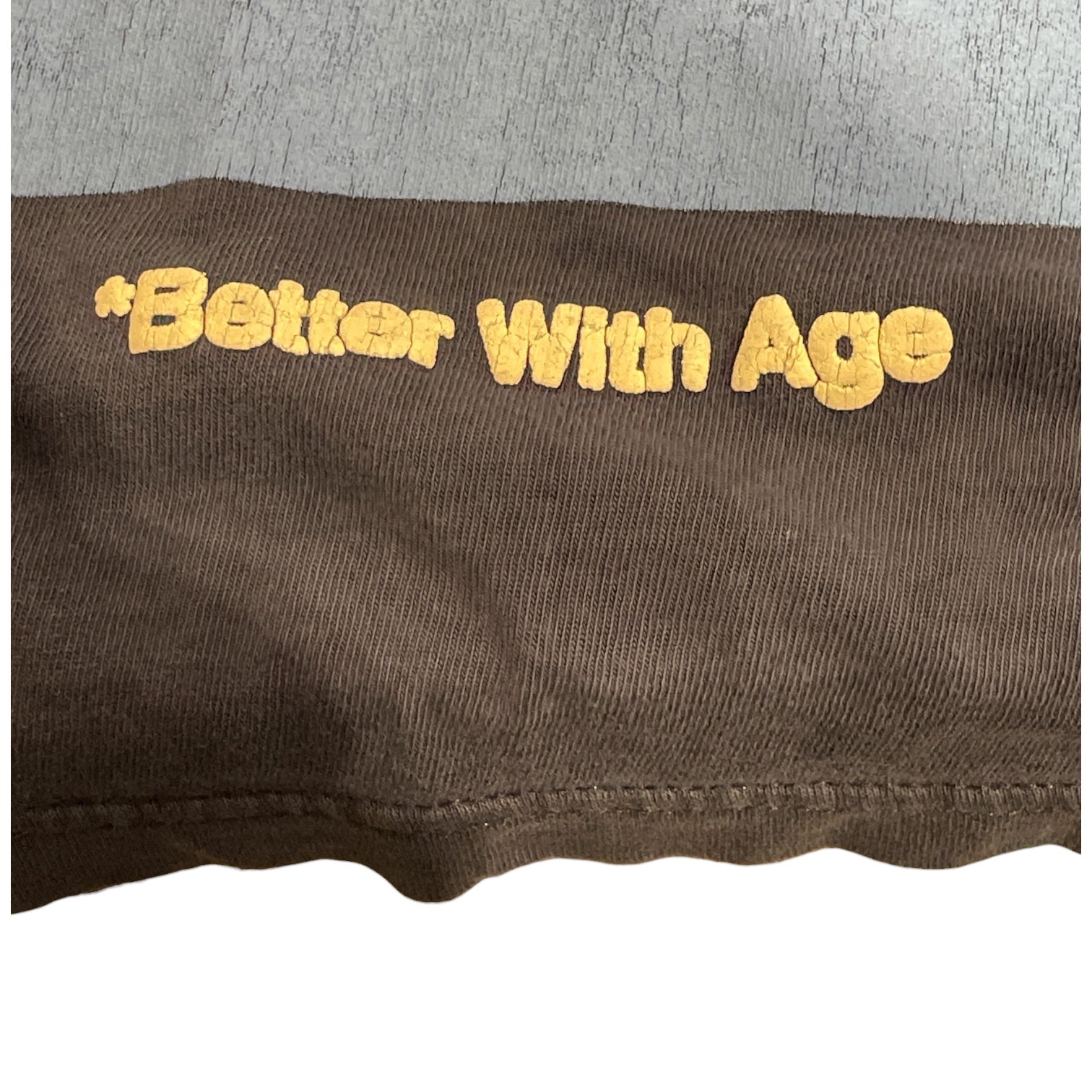 Better With Age/T-Shirt/XL/Cotton/NVY/3 PANEL TEE view 3
